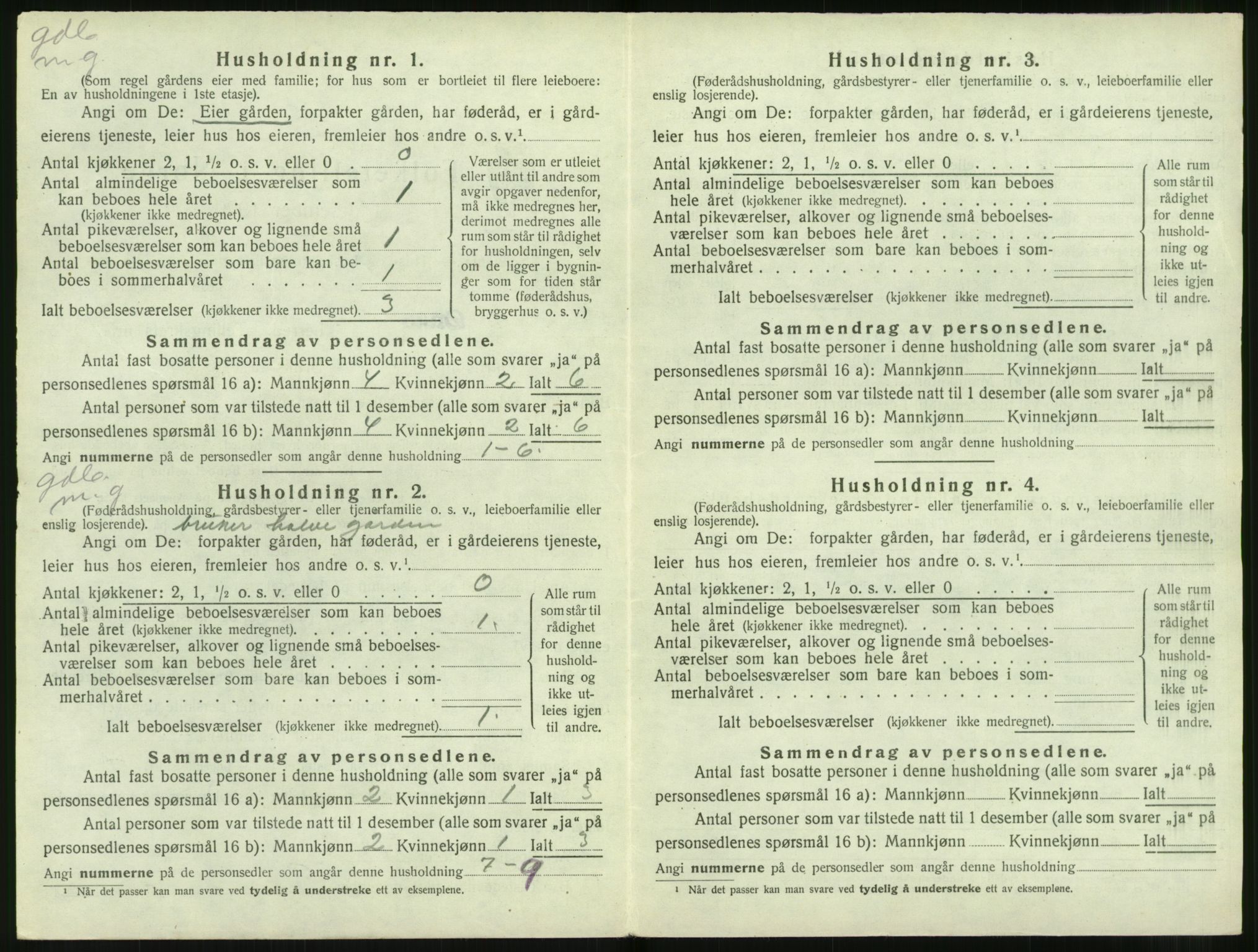 SAT, 1920 census for Ørsta, 1920, p. 139