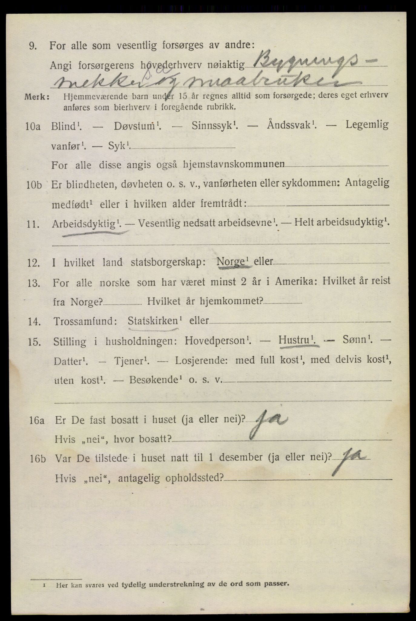 SAKO, 1920 census for Sauherad, 1920, p. 7154