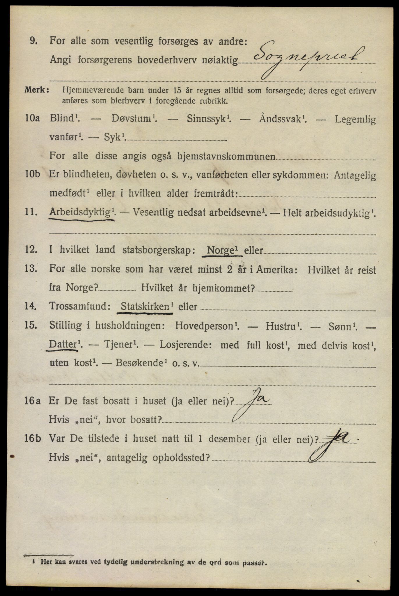 SAO, 1920 census for Enebakk, 1920, p. 7434