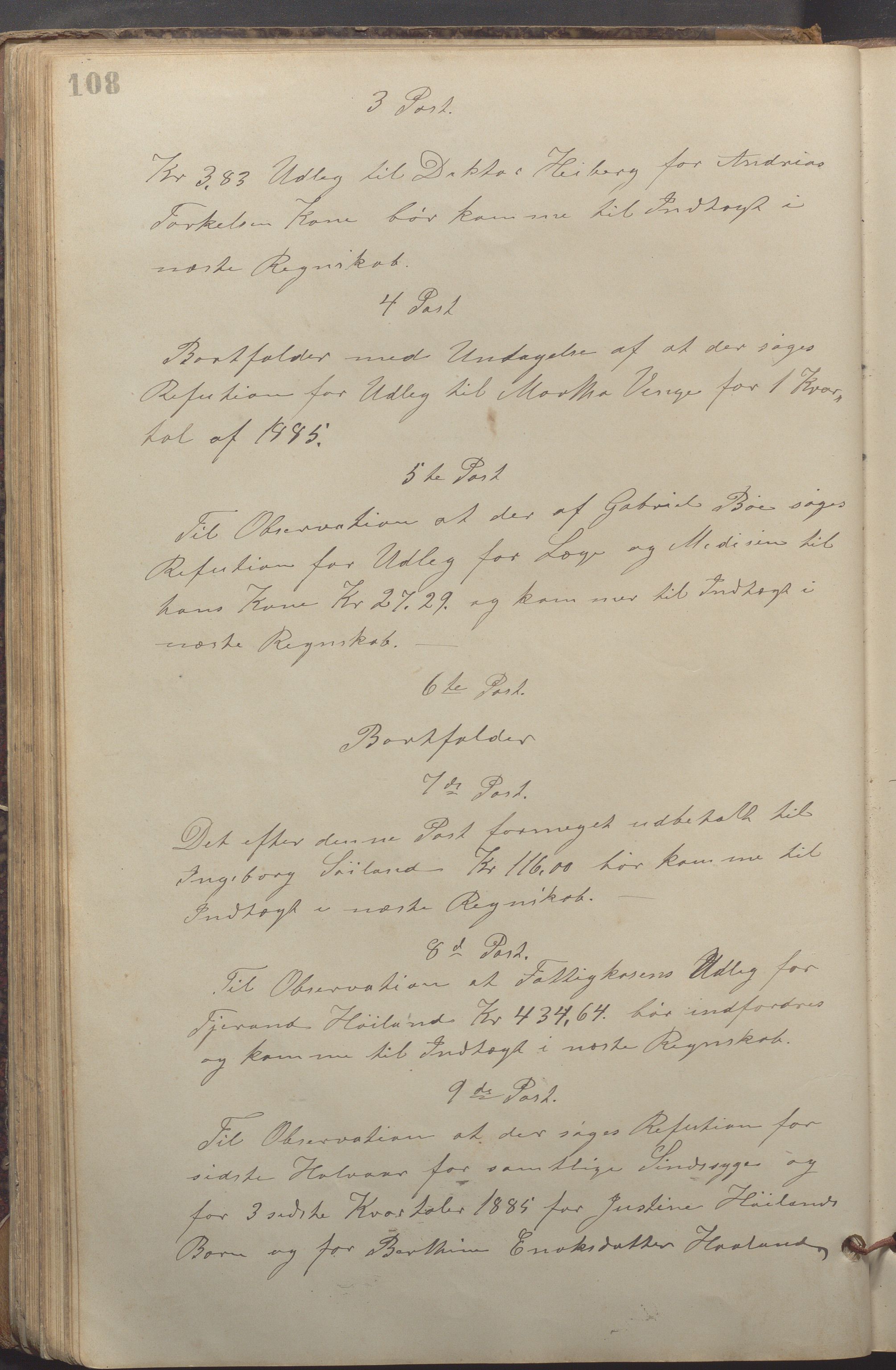 Haa kommune- Formannskapet, IKAR/K-100901/A/L0003: Møtebok, 1882-1890, p. 108