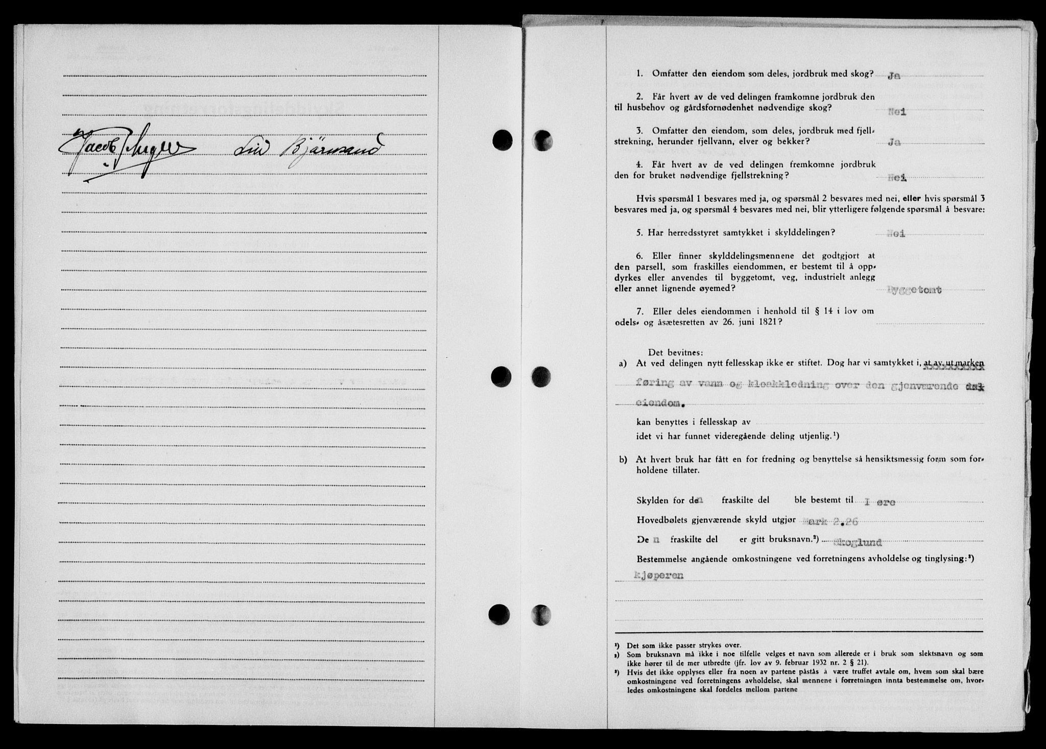 Lofoten sorenskriveri, AV/SAT-A-0017/1/2/2C/L0019a: Mortgage book no. 19a, 1948-1948, Diary no: : 2287/1948