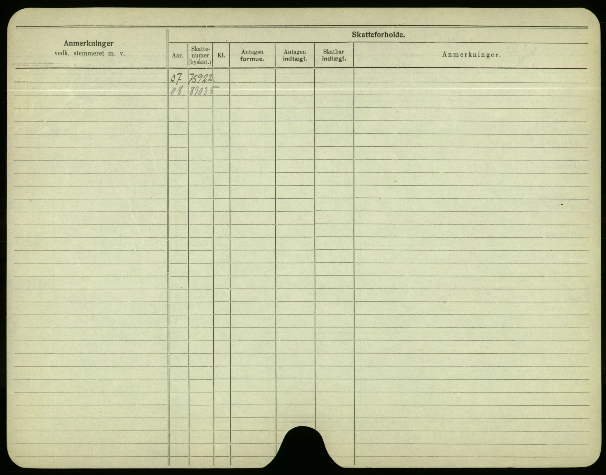 Oslo folkeregister, Registerkort, AV/SAO-A-11715/F/Fa/Fac/L0004: Menn, 1906-1914, p. 106b