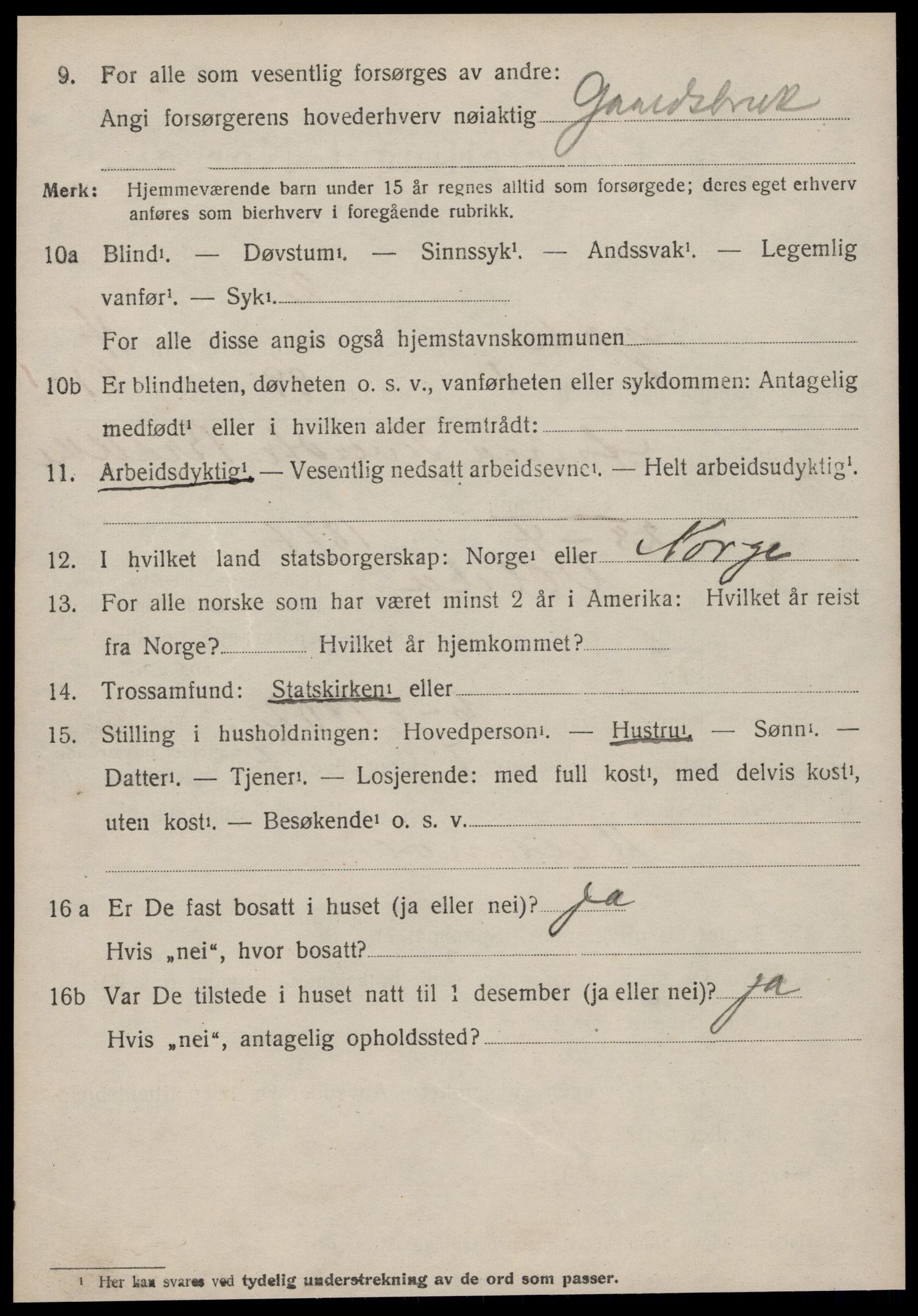 SAT, 1920 census for Syvde, 1920, p. 1345