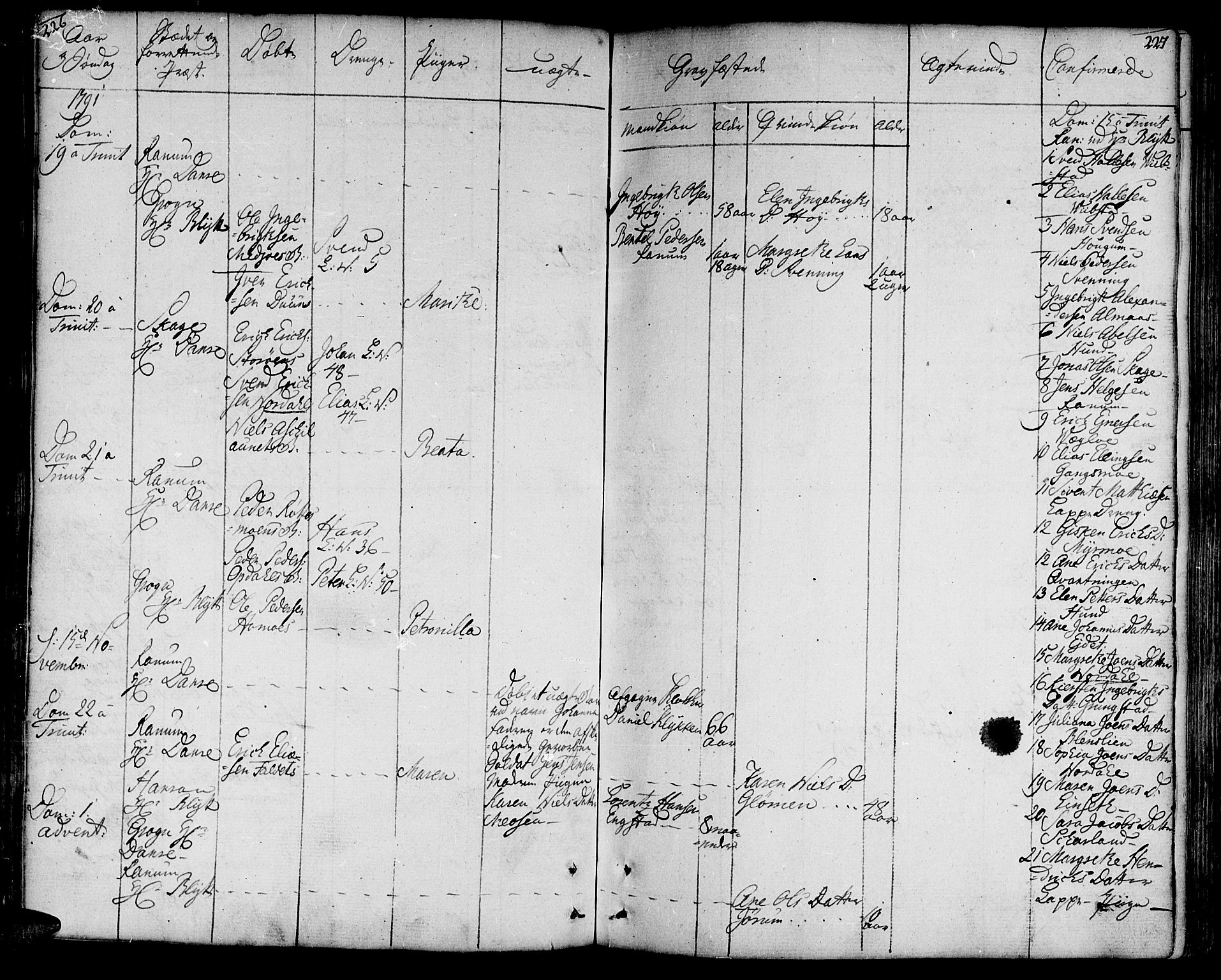 Ministerialprotokoller, klokkerbøker og fødselsregistre - Nord-Trøndelag, AV/SAT-A-1458/764/L0544: Parish register (official) no. 764A04, 1780-1798, p. 226-227