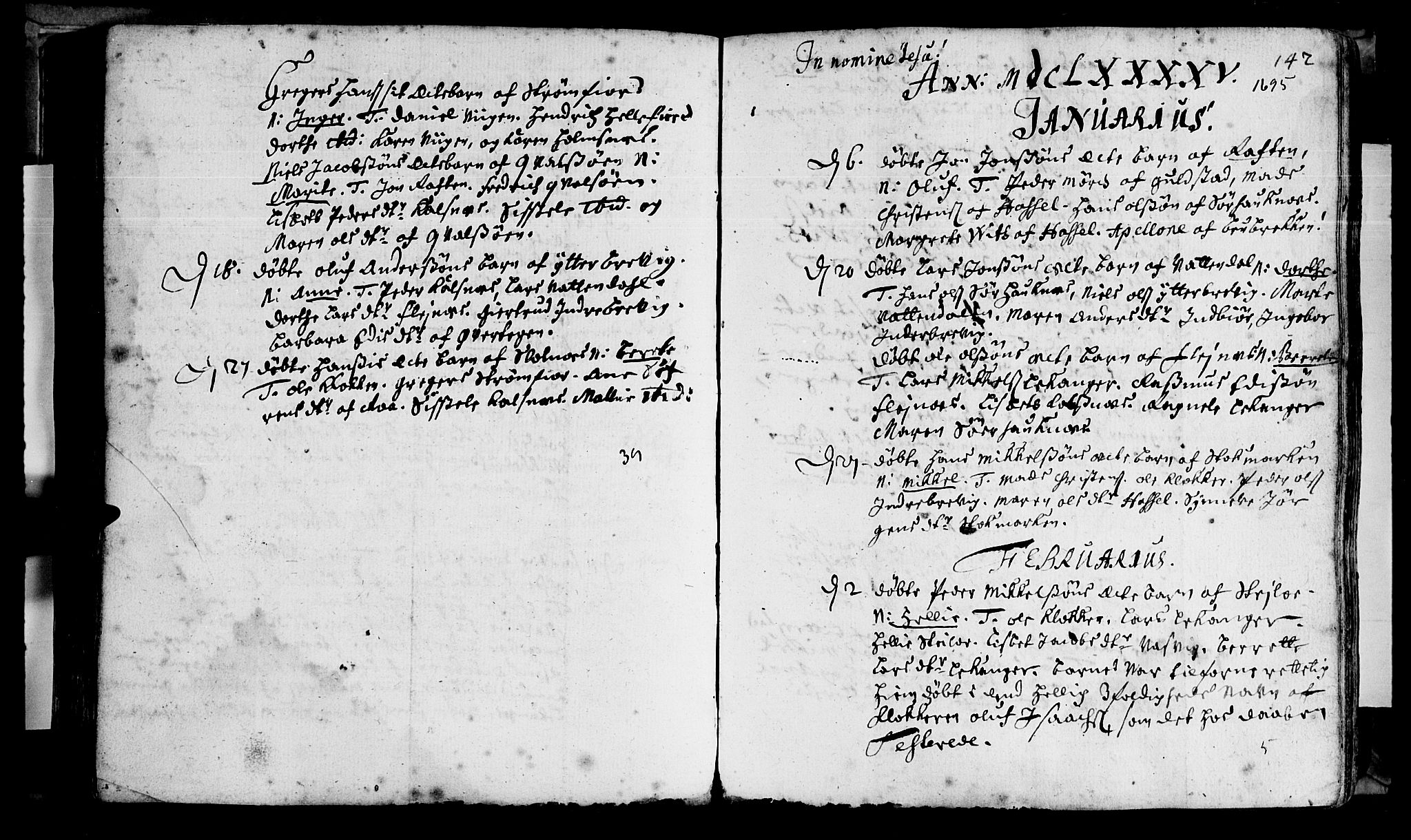 Ministerialprotokoller, klokkerbøker og fødselsregistre - Nordland, AV/SAT-A-1459/888/L1231: Parish register (official) no. 888A01 /1, 1693-1738, p. 142