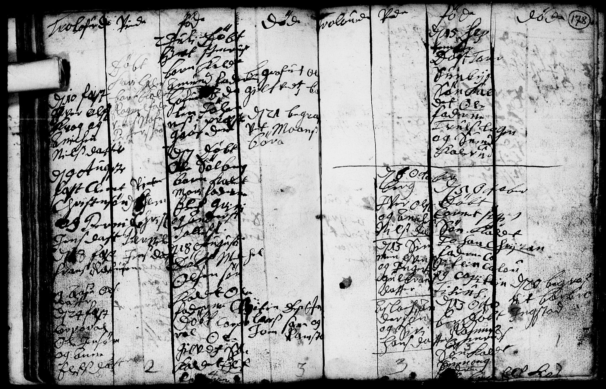 Spydeberg prestekontor Kirkebøker, AV/SAO-A-10924/F/Fa/L0001: Parish register (official) no. I 1, 1696-1738, p. 178