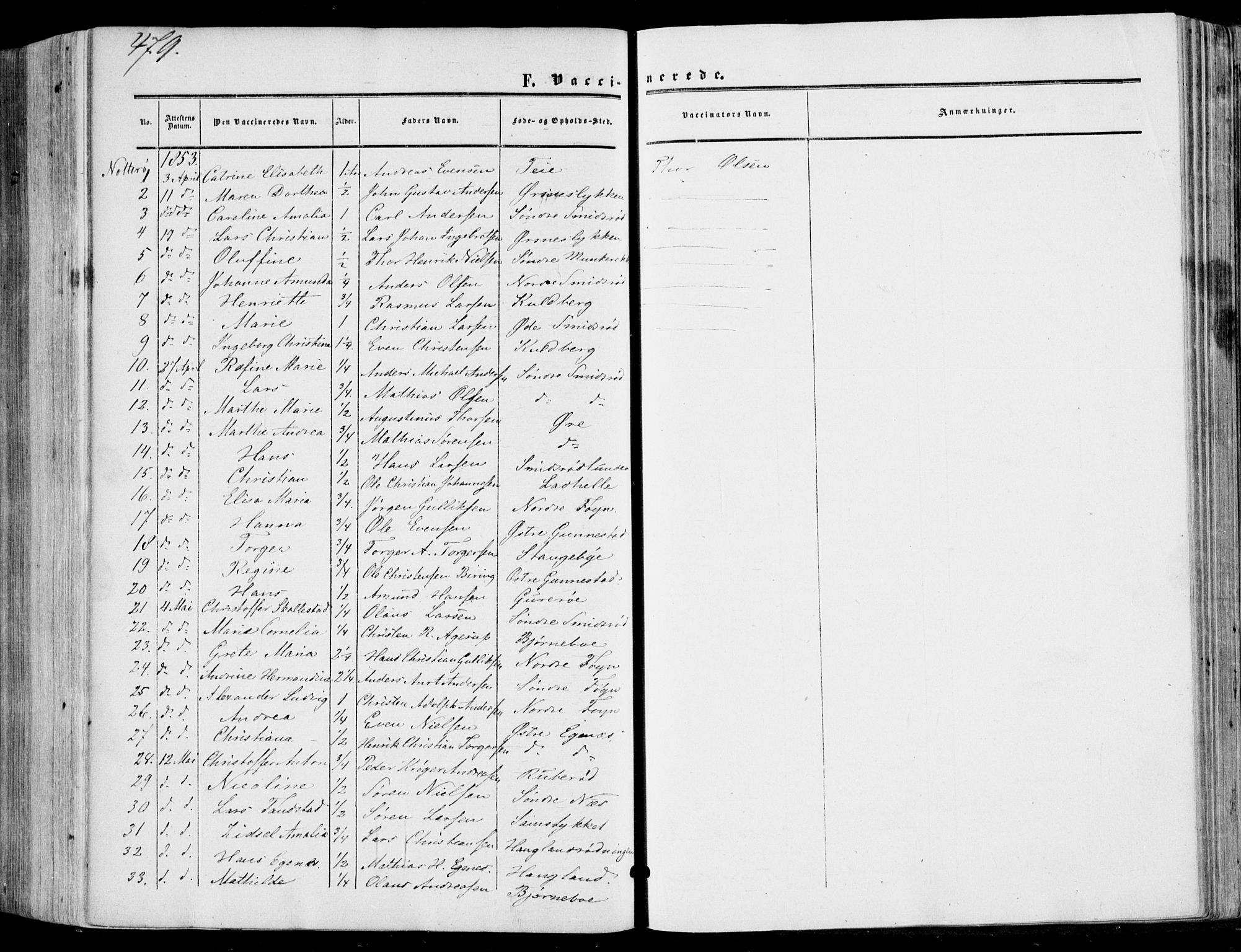 Nøtterøy kirkebøker, AV/SAKO-A-354/F/Fa/L0006: Parish register (official) no. I 6, 1852-1864, p. 479