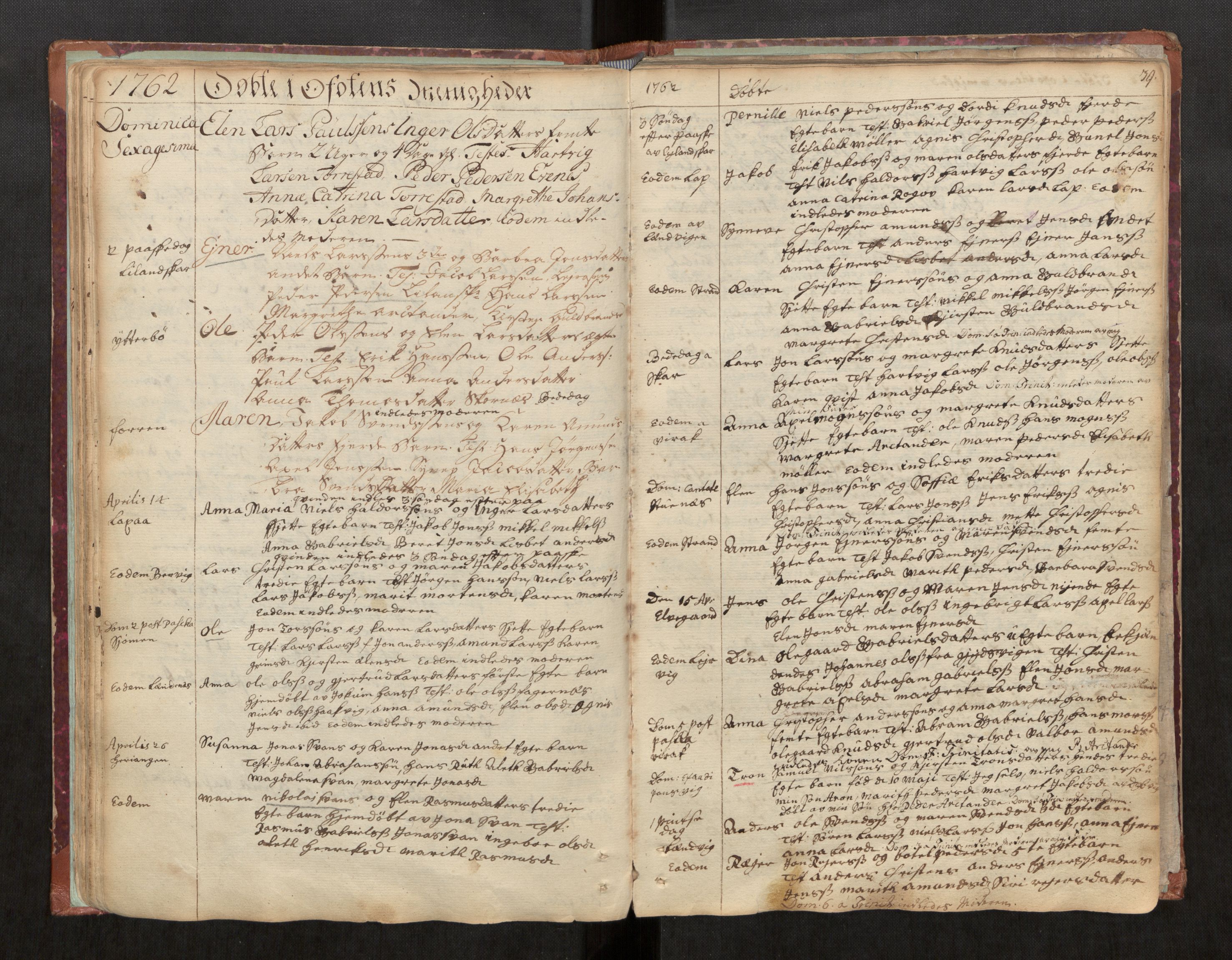 Ministerialprotokoller, klokkerbøker og fødselsregistre - Nordland, AV/SAT-A-1459/863/L0891: Parish register (official) no. 863A03, 1748-1764, p. 39