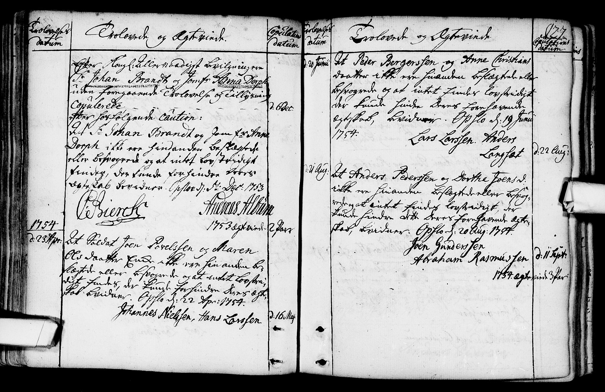 Gamlebyen prestekontor Kirkebøker, SAO/A-10884/F/Fa/L0001: Parish register (official) no. 1, 1734-1818, p. 127
