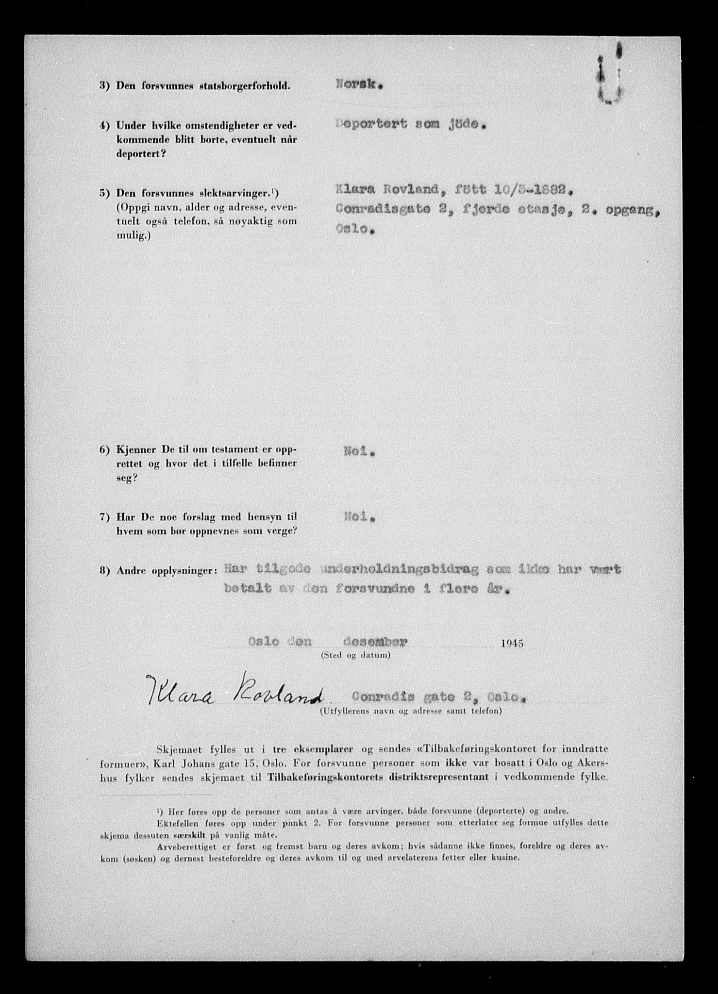 Justisdepartementet, Tilbakeføringskontoret for inndratte formuer, AV/RA-S-1564/H/Hc/Hcc/L0974: --, 1945-1947, p. 36