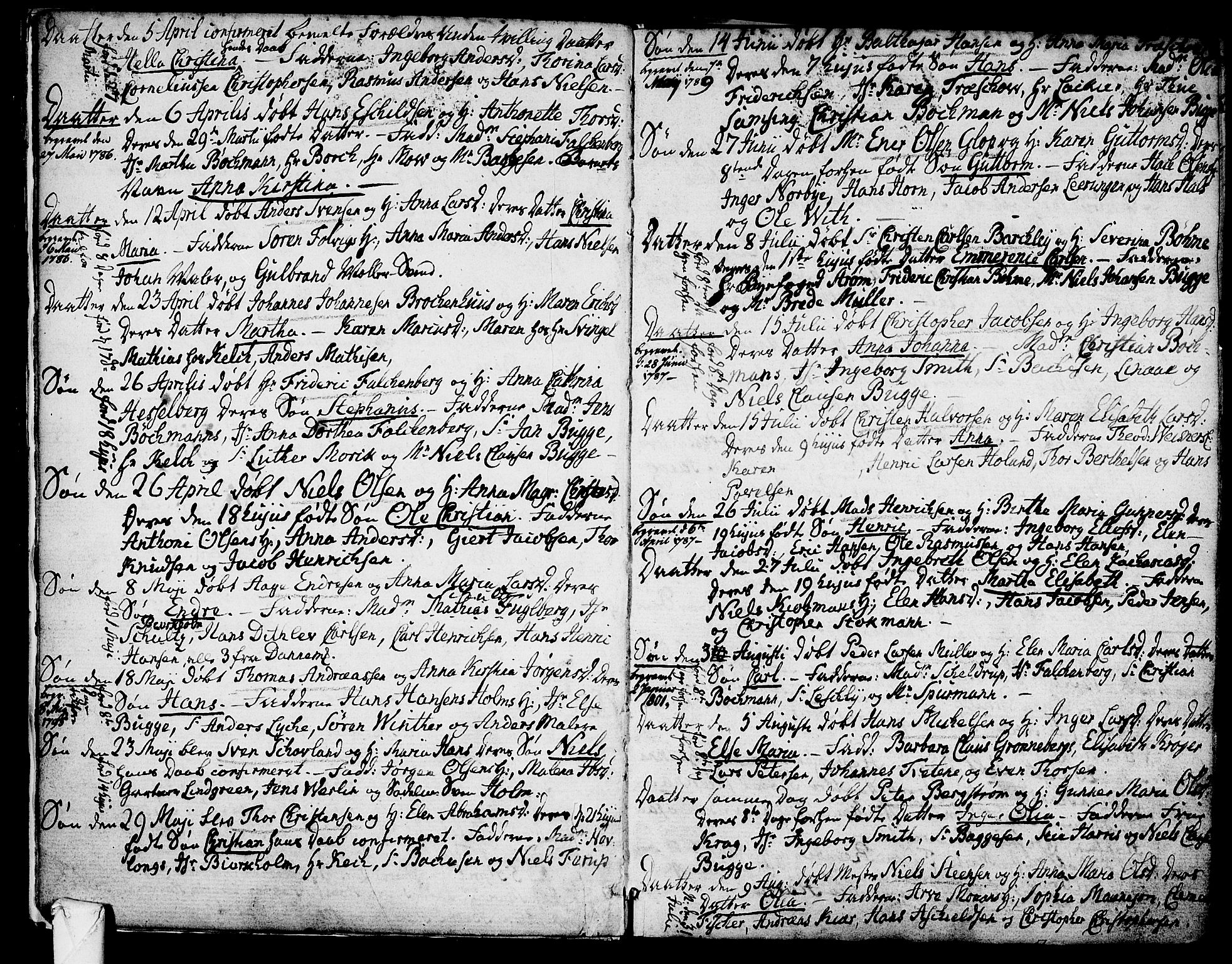 Larvik kirkebøker, SAKO/A-352/G/Ga/L0001: Parish register (copy) no. I 1, 1785-1807, p. 6