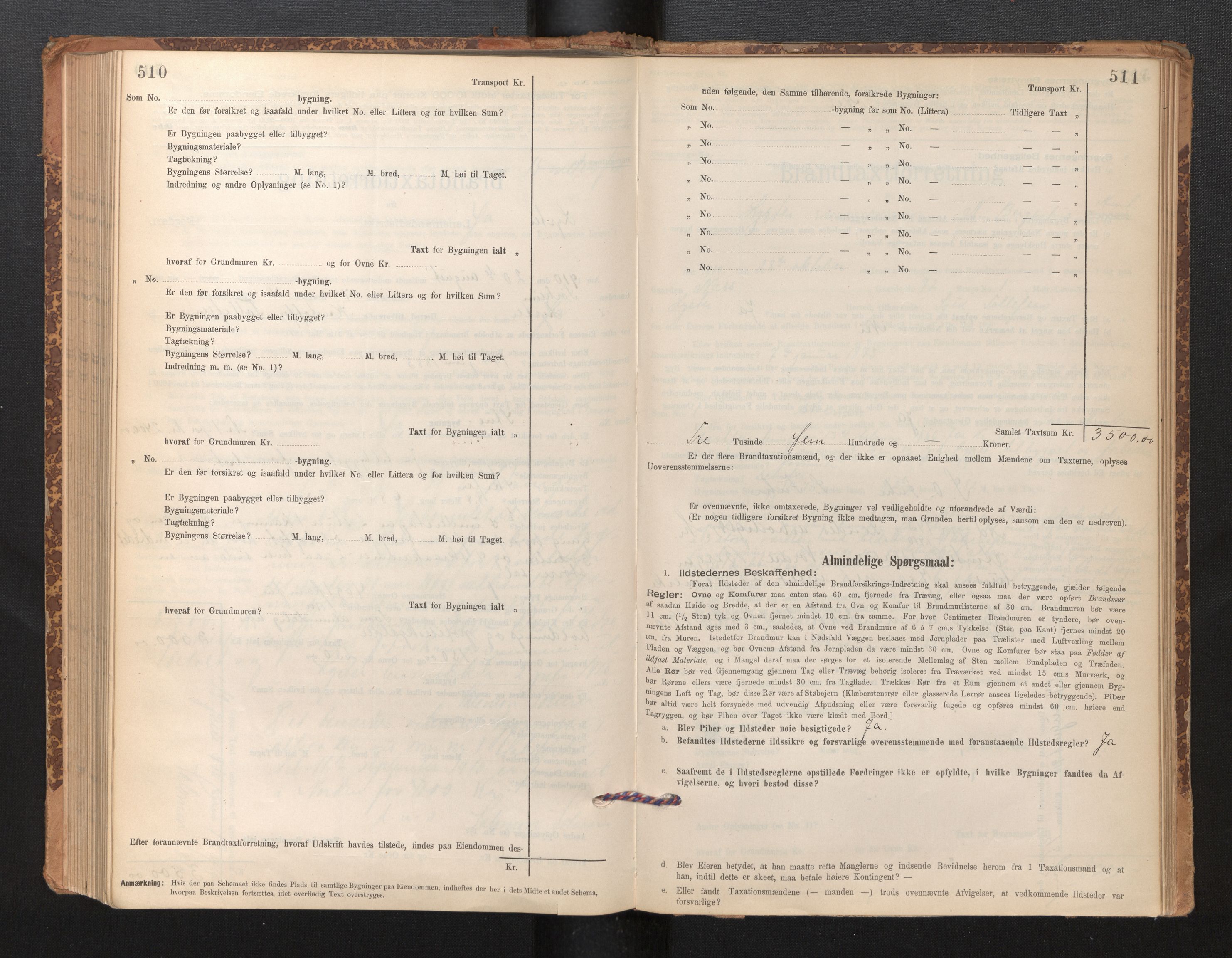 Lensmannen i Luster, AV/SAB-A-29301/0012/L0007: Branntakstprotokoll, skjematakst, 1895-1935, p. 510-511