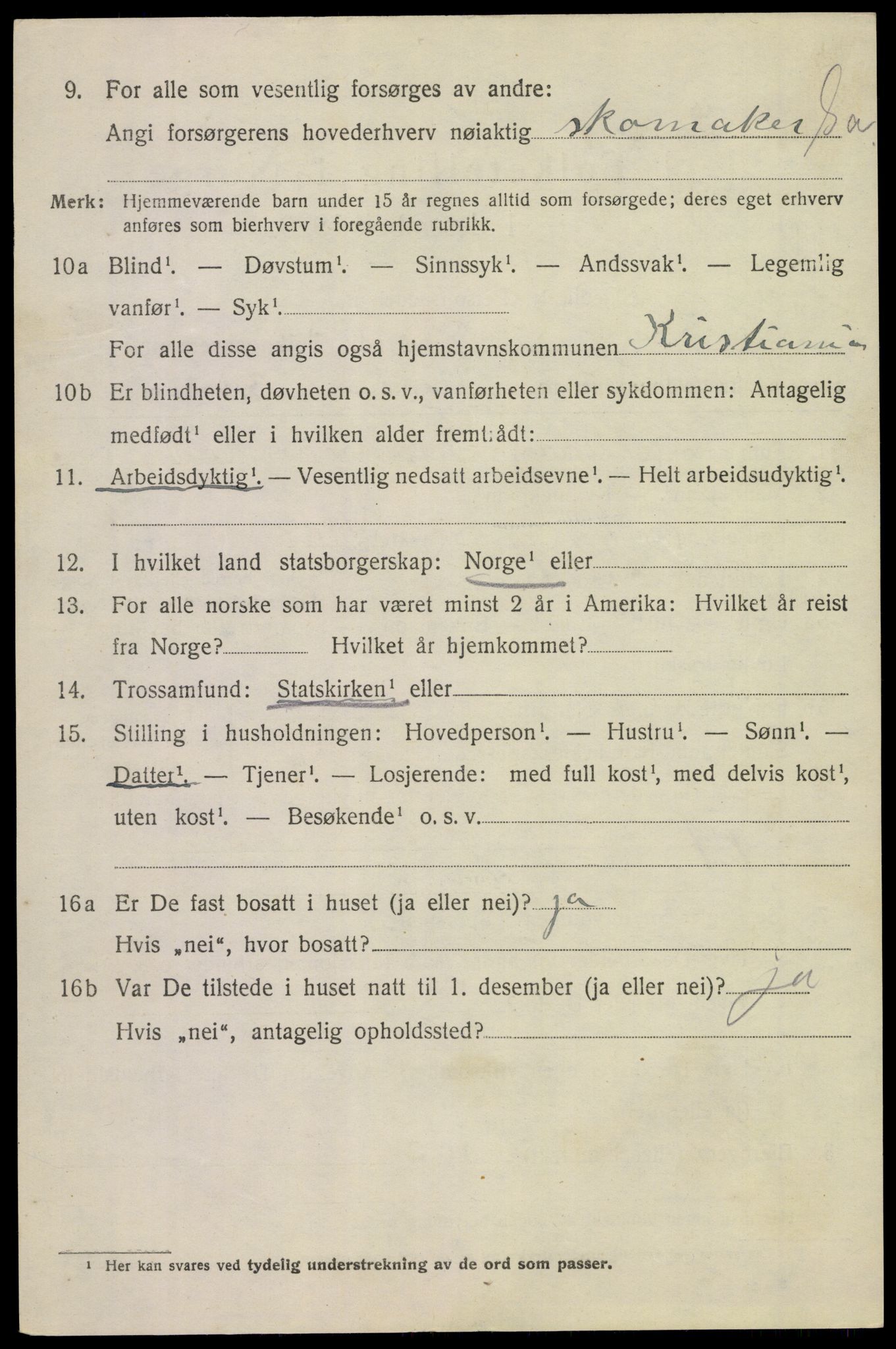 SAKO, 1920 census for Tinn, 1920, p. 22891