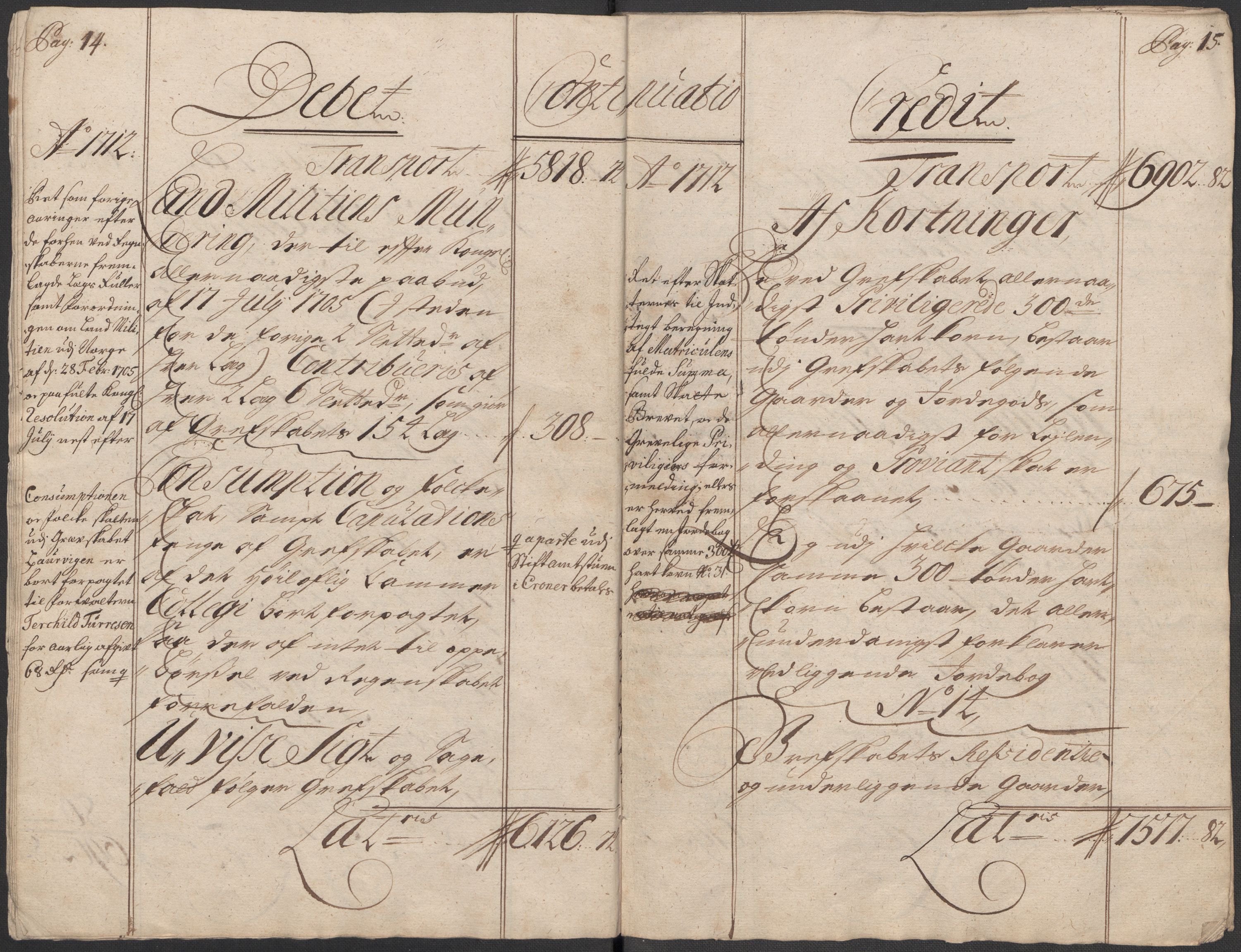 Rentekammeret inntil 1814, Reviderte regnskaper, Fogderegnskap, AV/RA-EA-4092/R33/L1984: Fogderegnskap Larvik grevskap, 1712, p. 10