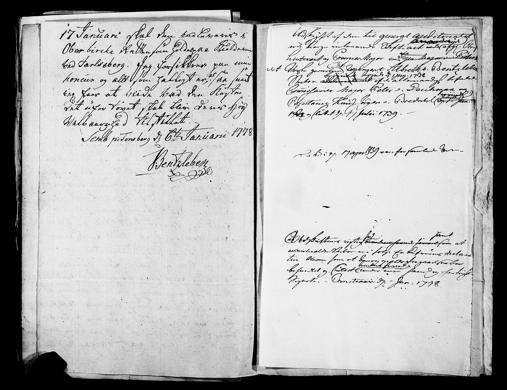 Forsvaret, Generalauditøren, AV/RA-RAFA-1772/F/Fj/Fja/L0004: --, 1750-1818, p. 47