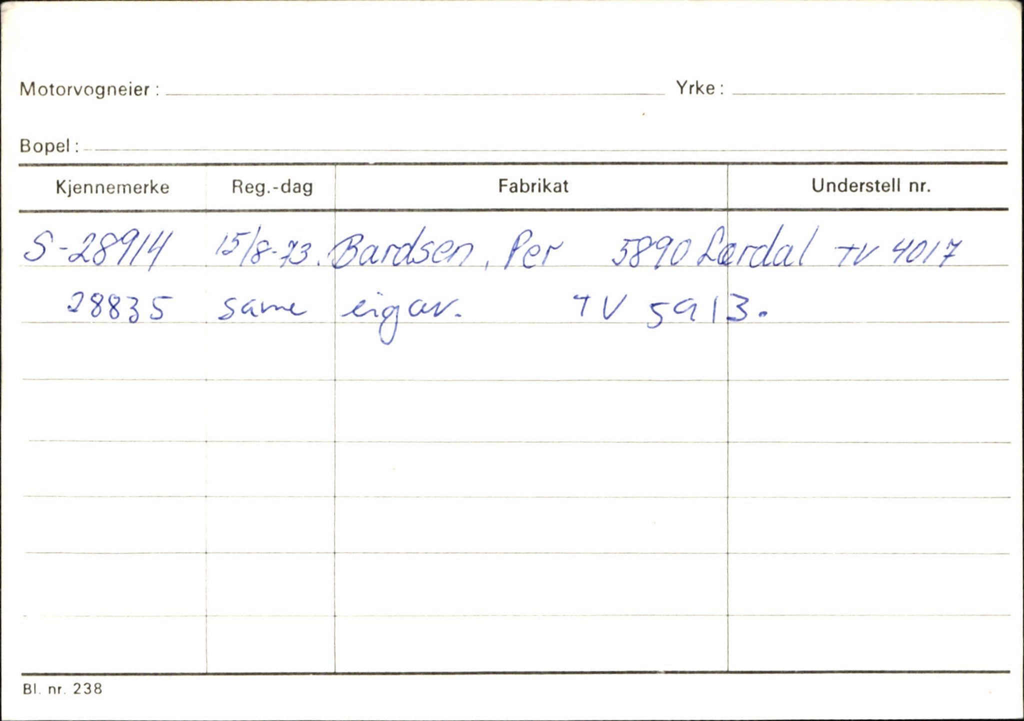 Statens vegvesen, Sogn og Fjordane vegkontor, AV/SAB-A-5301/4/F/L0132: Eigarregister Askvoll A-Å. Balestrand A-Å, 1945-1975, p. 1934