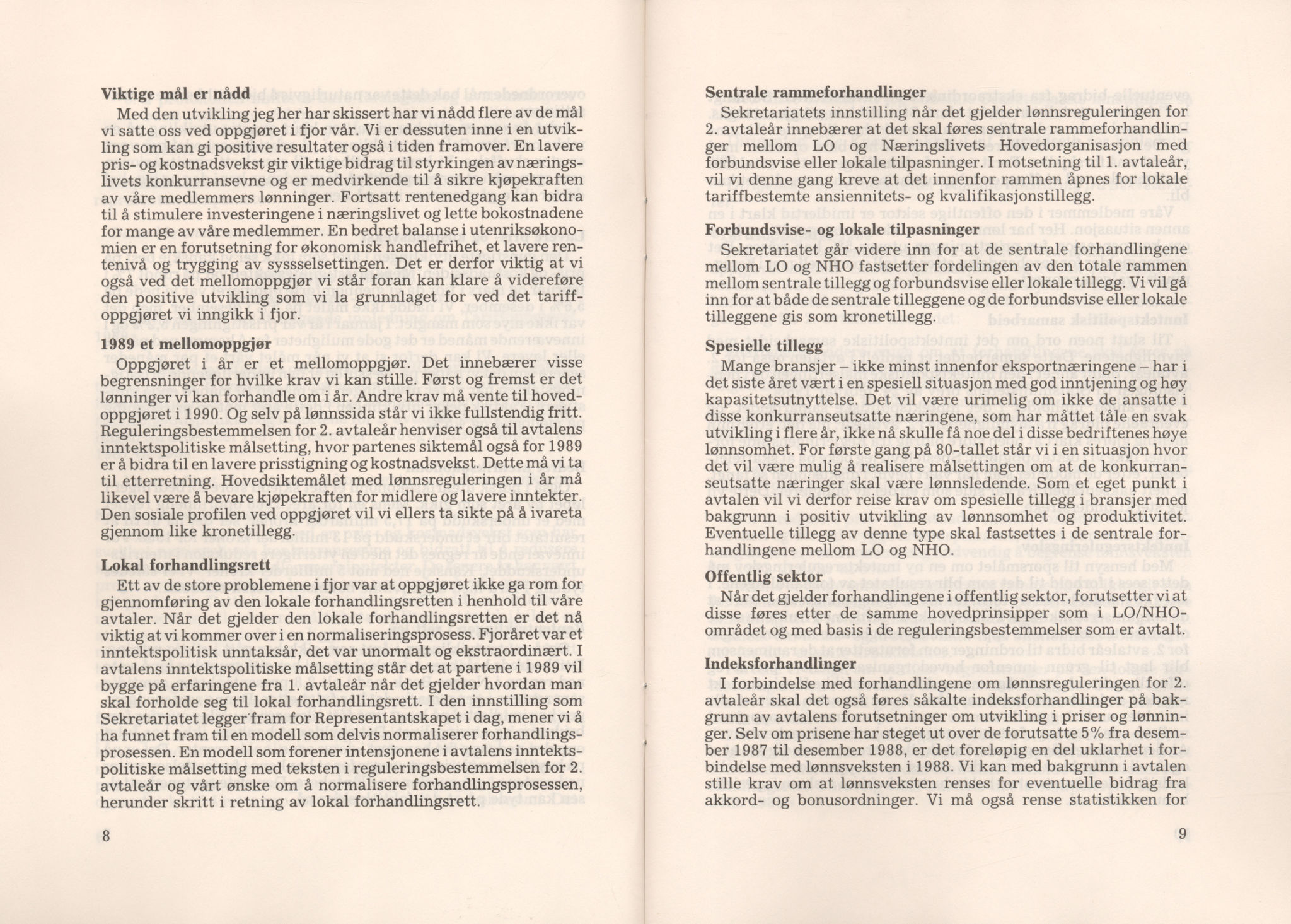 Landsorganisasjonen i Norge, AAB/ARK-1579, 1978-1992, p. 891