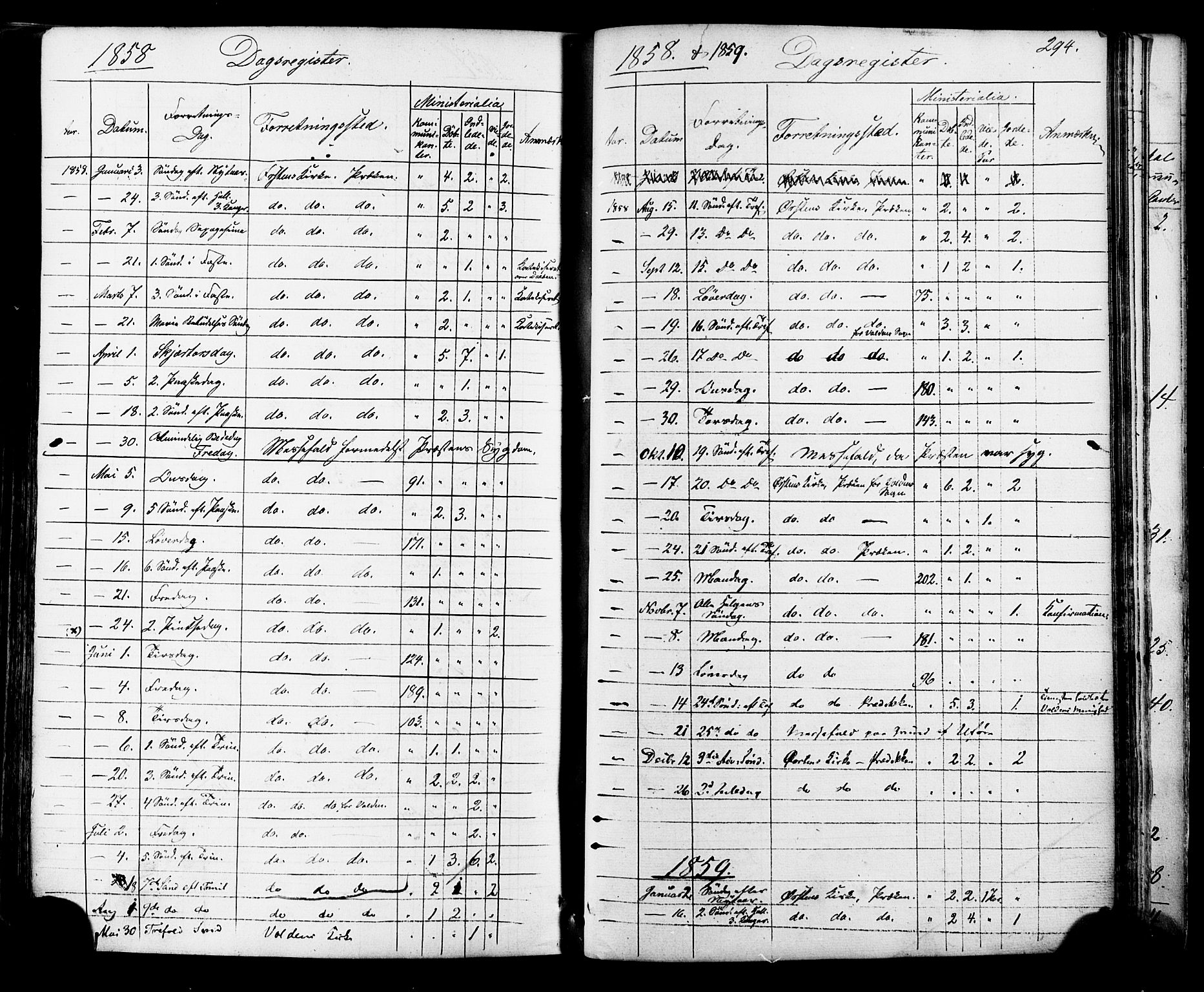 Ministerialprotokoller, klokkerbøker og fødselsregistre - Møre og Romsdal, AV/SAT-A-1454/513/L0175: Parish register (official) no. 513A02, 1856-1877, p. 294