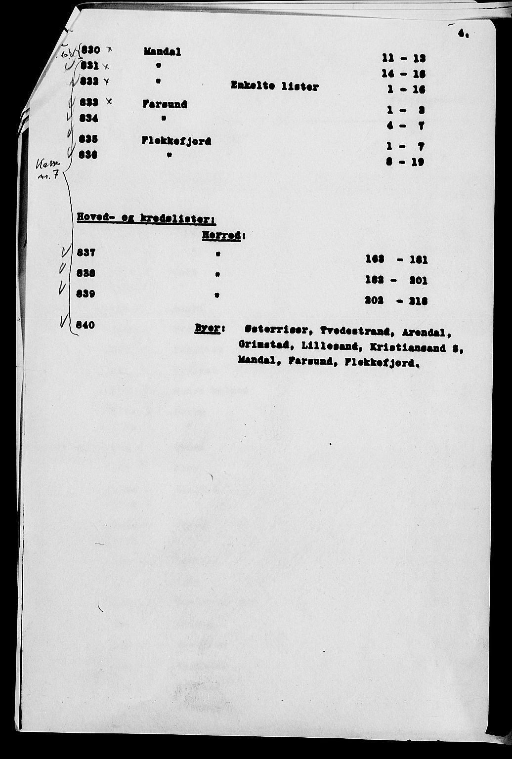 SAK, 1900 census for Farsund, 1900, p. 26