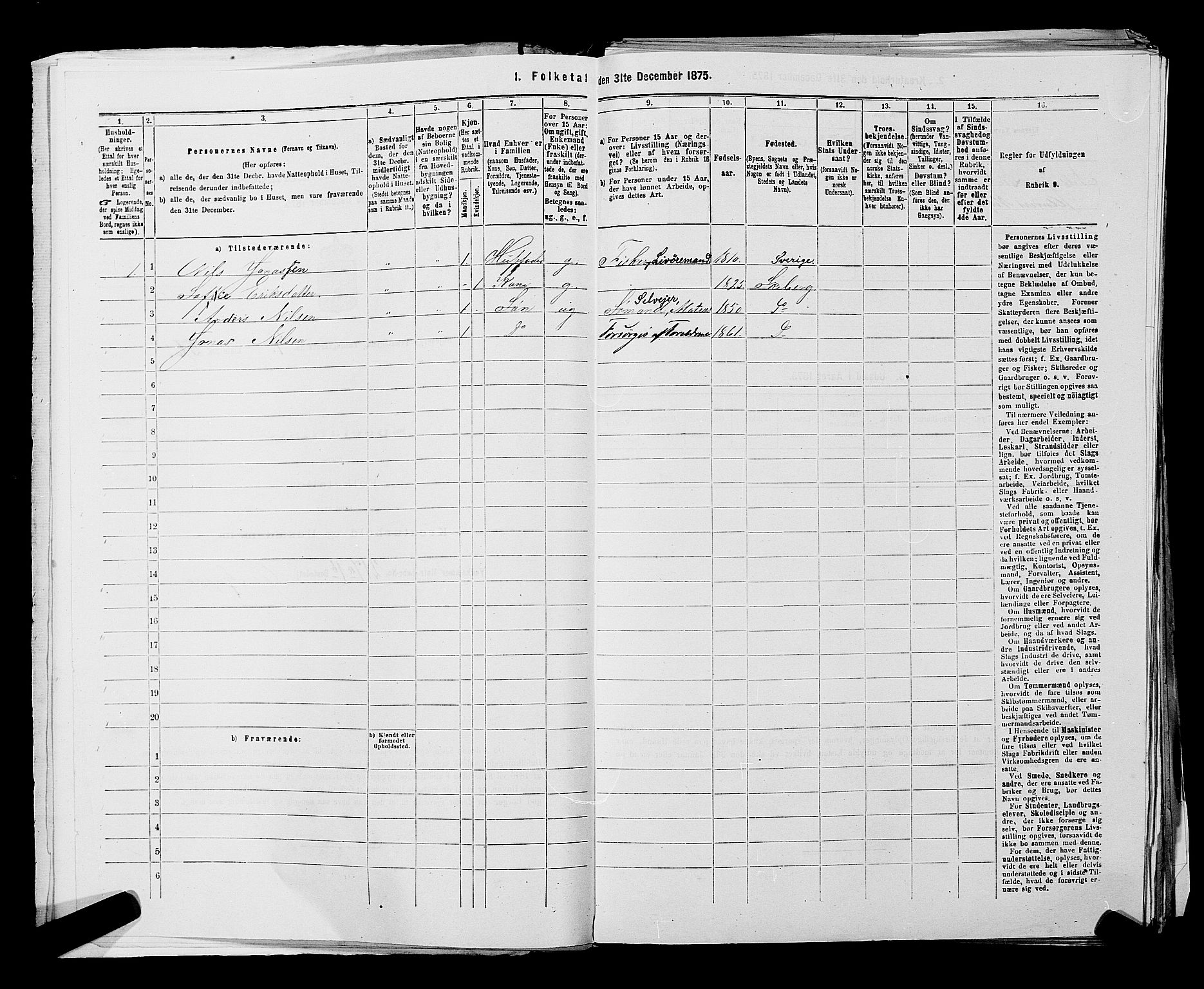 RA, 1875 census for 0115P Skjeberg, 1875, p. 1175