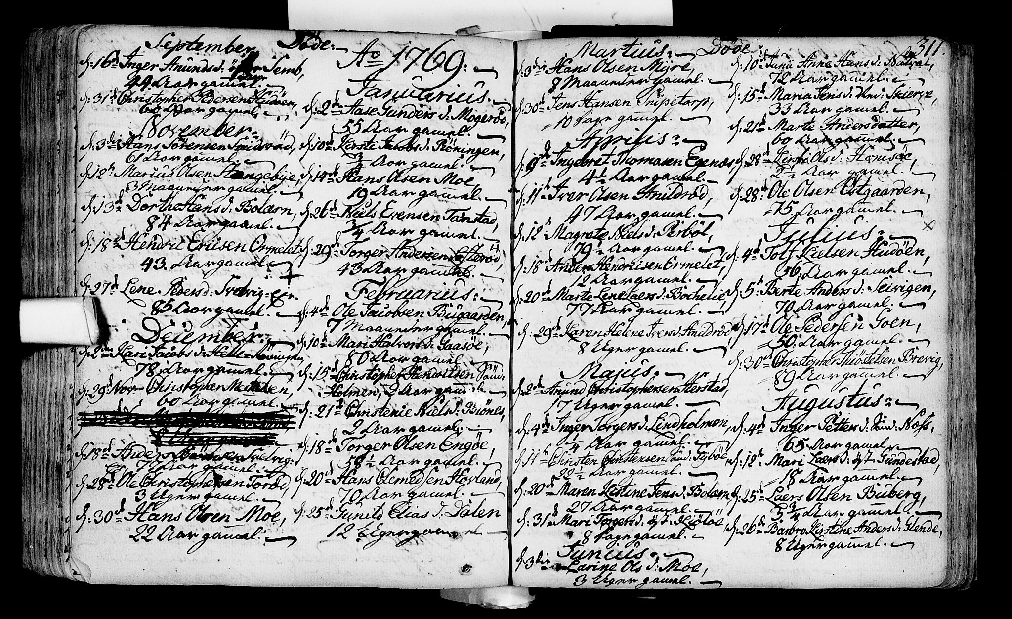 Nøtterøy kirkebøker, SAKO/A-354/F/Fa/L0002: Parish register (official) no. I 2, 1738-1790, p. 311