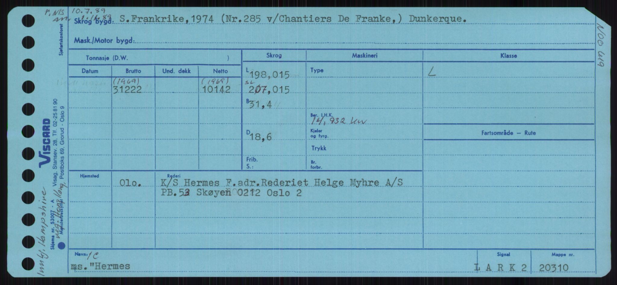 Sjøfartsdirektoratet med forløpere, Skipsmålingen, AV/RA-S-1627/H/Ha/L0002/0002: Fartøy, Eik-Hill / Fartøy, G-Hill, p. 859