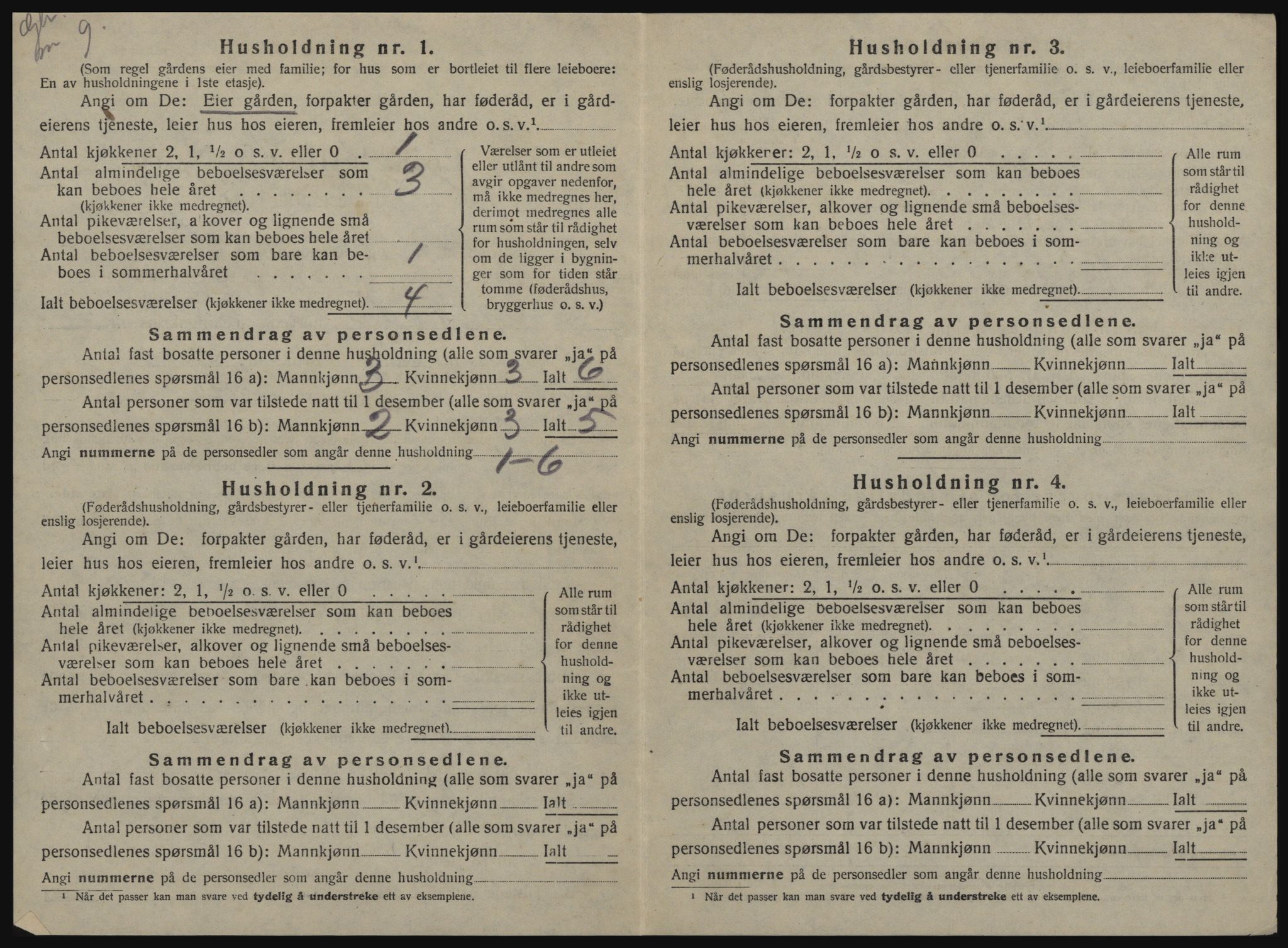 SAT, 1920 census for Buvik, 1920, p. 295