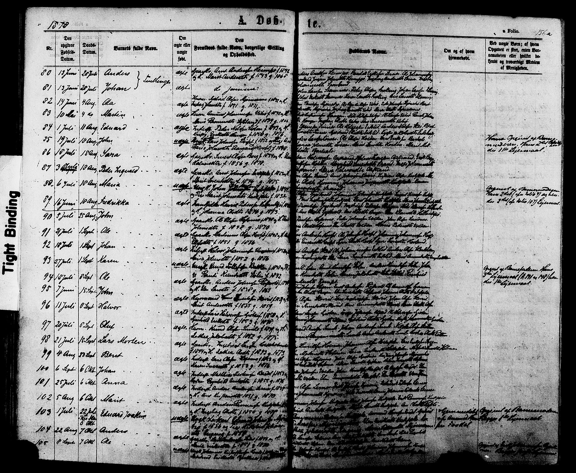 Ministerialprotokoller, klokkerbøker og fødselsregistre - Sør-Trøndelag, SAT/A-1456/630/L0495: Parish register (official) no. 630A08, 1868-1878, p. 156
