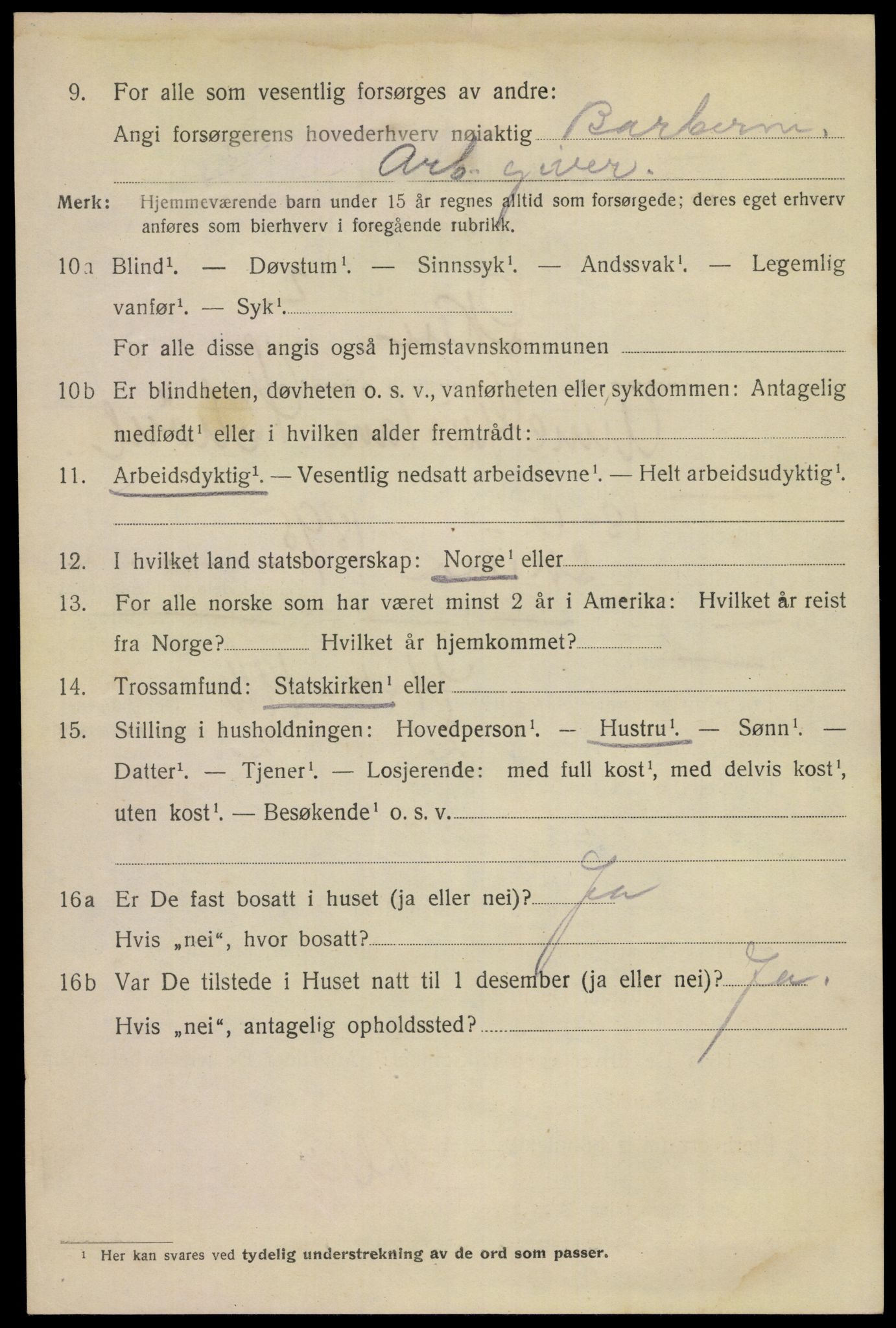 SAKO, 1920 census for Skien, 1920, p. 21779