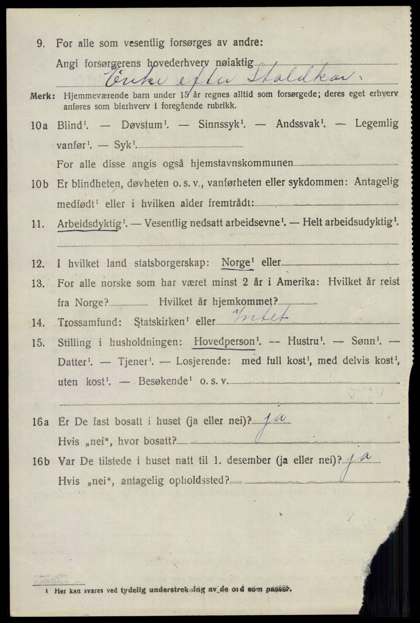 SAO, 1920 census for Nittedal, 1920, p. 6701