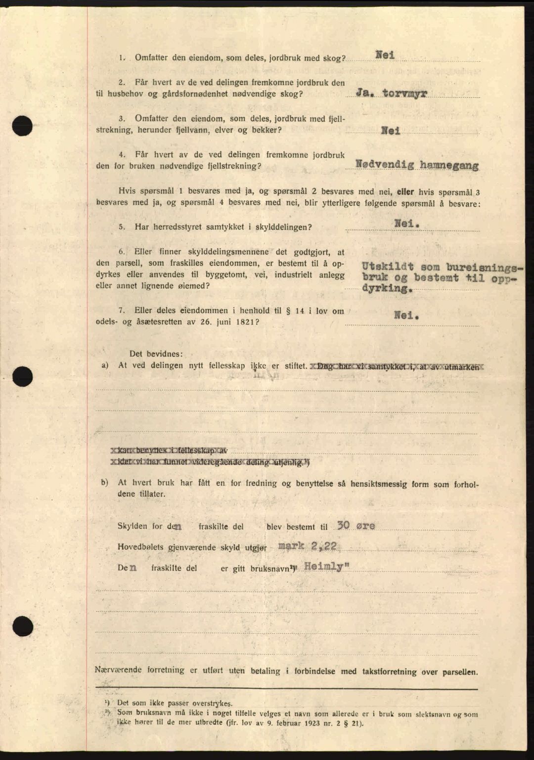 Nordmøre sorenskriveri, AV/SAT-A-4132/1/2/2Ca: Mortgage book no. A97, 1944-1944, Diary no: : 1172/1944