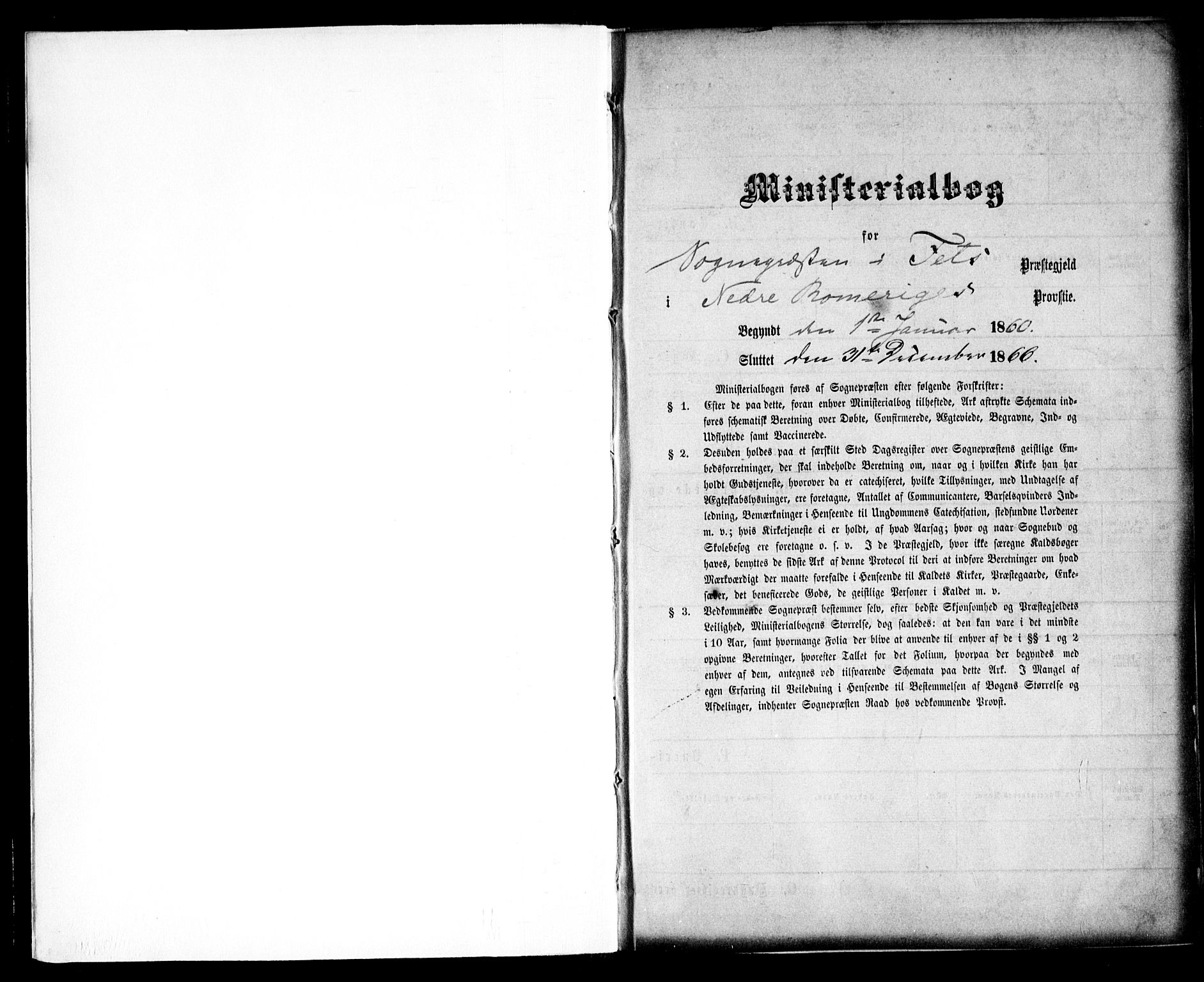 Fet prestekontor Kirkebøker, AV/SAO-A-10370a/F/Fa/L0012: Parish register (official) no. I 12, 1860-1866