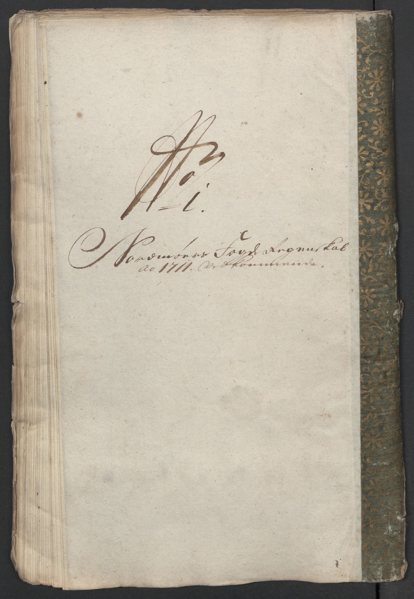 Rentekammeret inntil 1814, Reviderte regnskaper, Fogderegnskap, AV/RA-EA-4092/R56/L3745: Fogderegnskap Nordmøre, 1711, p. 78