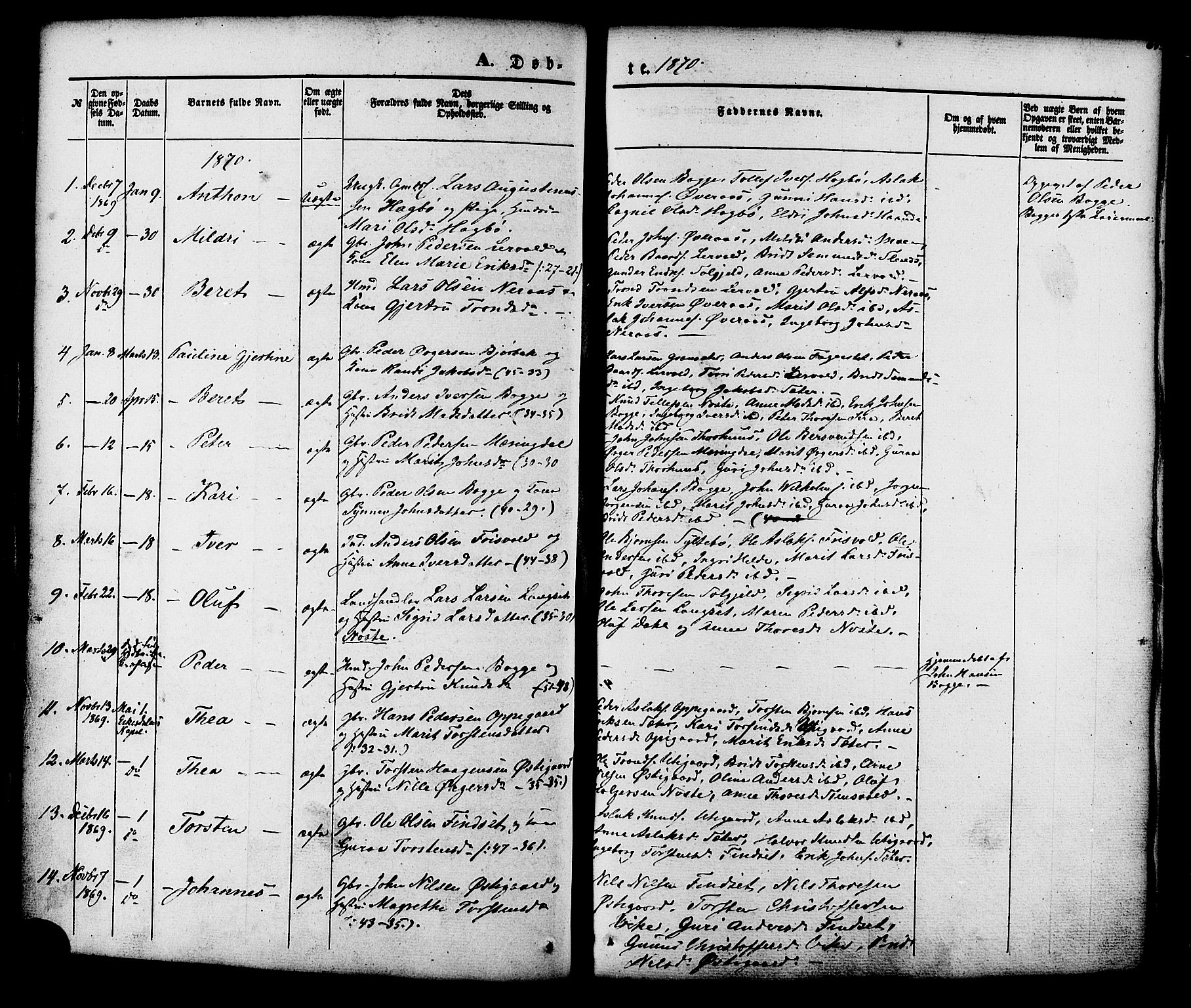 Ministerialprotokoller, klokkerbøker og fødselsregistre - Møre og Romsdal, AV/SAT-A-1454/552/L0637: Parish register (official) no. 552A01, 1845-1879, p. 61