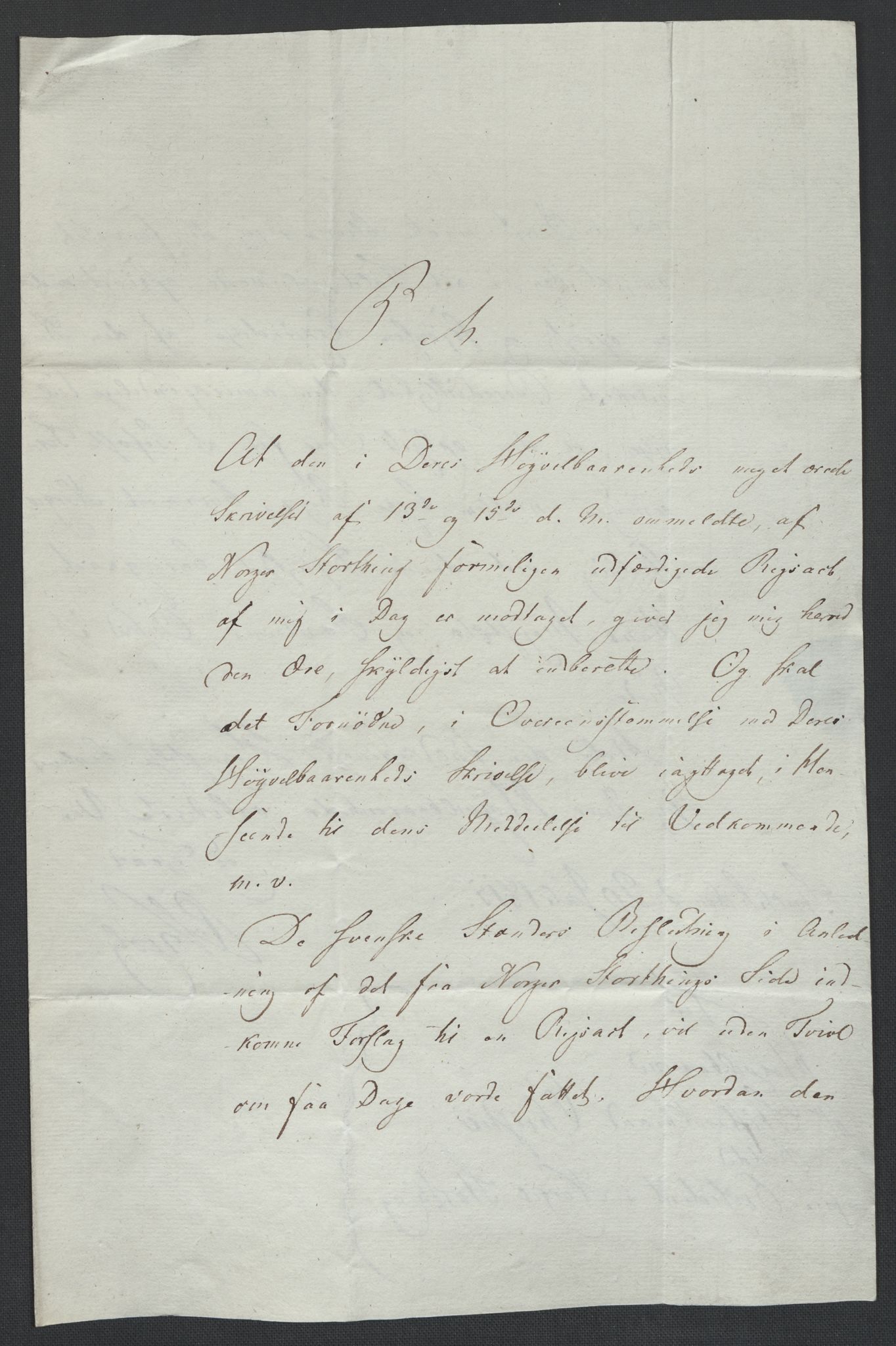 Christie, Wilhelm Frimann Koren, AV/RA-PA-0014/F/L0005: Christies dokumenter fra Stortinget, 1815-1816, p. 232