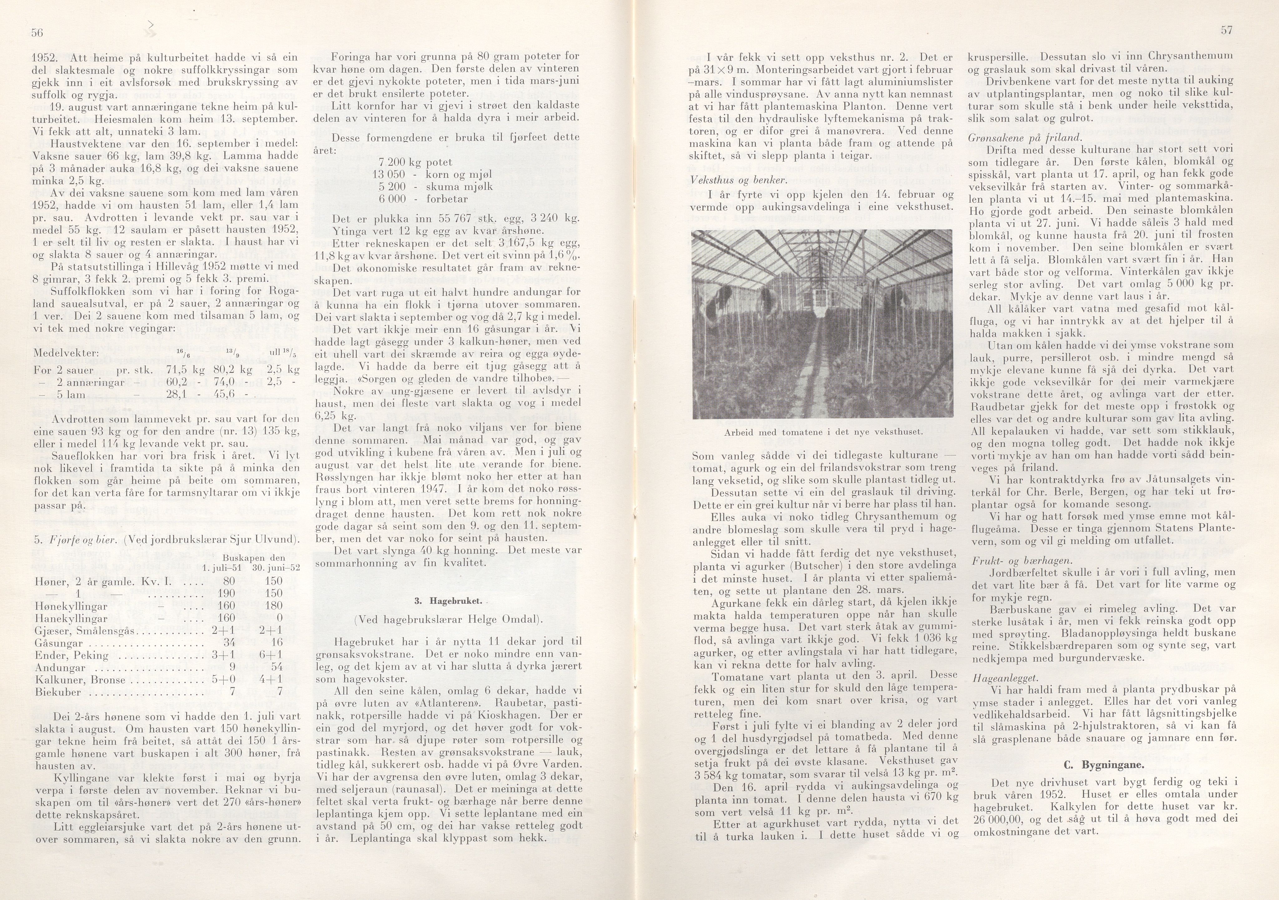 Rogaland fylkeskommune - Fylkesrådmannen , IKAR/A-900/A/Aa/Aaa/L0072: Møtebok , 1953, p. 56-57