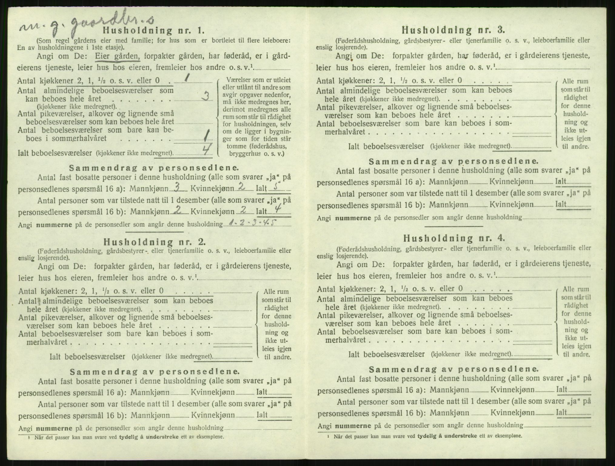 SAT, 1920 census for Ørskog, 1920, p. 209