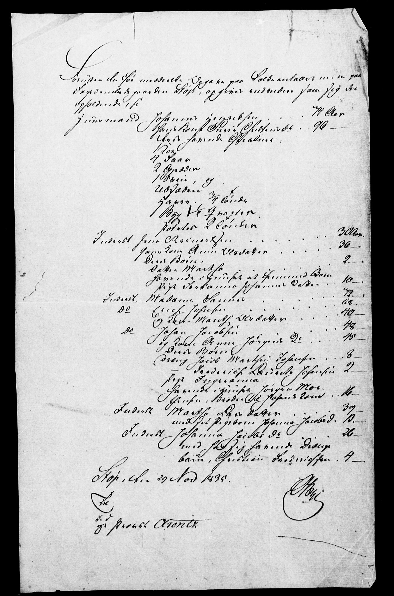 , Census 1835 for Skogn, 1835, p. 110