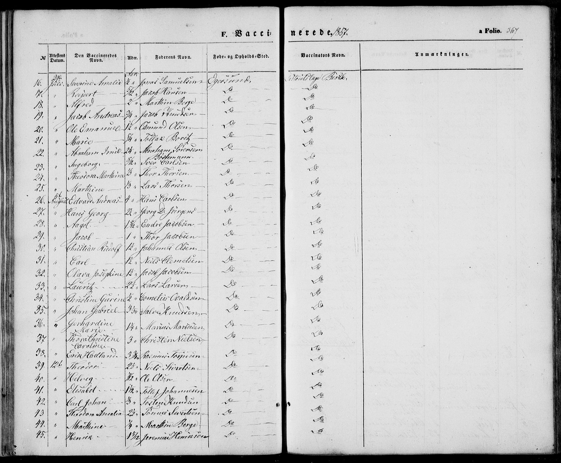Eigersund sokneprestkontor, SAST/A-101807/S08/L0013: Parish register (official) no. A 12.2, 1850-1865, p. 567