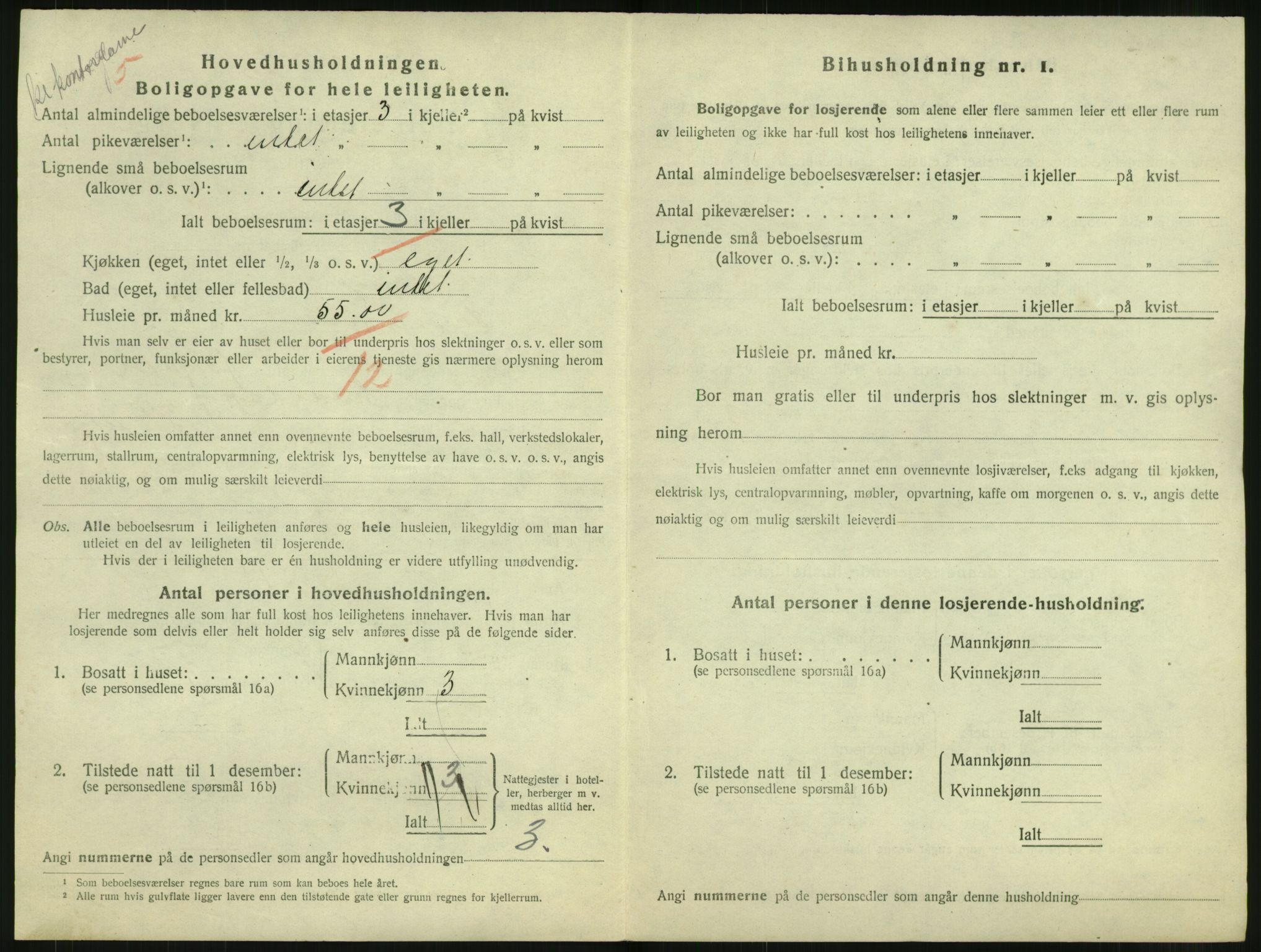 SAT, 1920 census for Trondheim, 1920, p. 22117