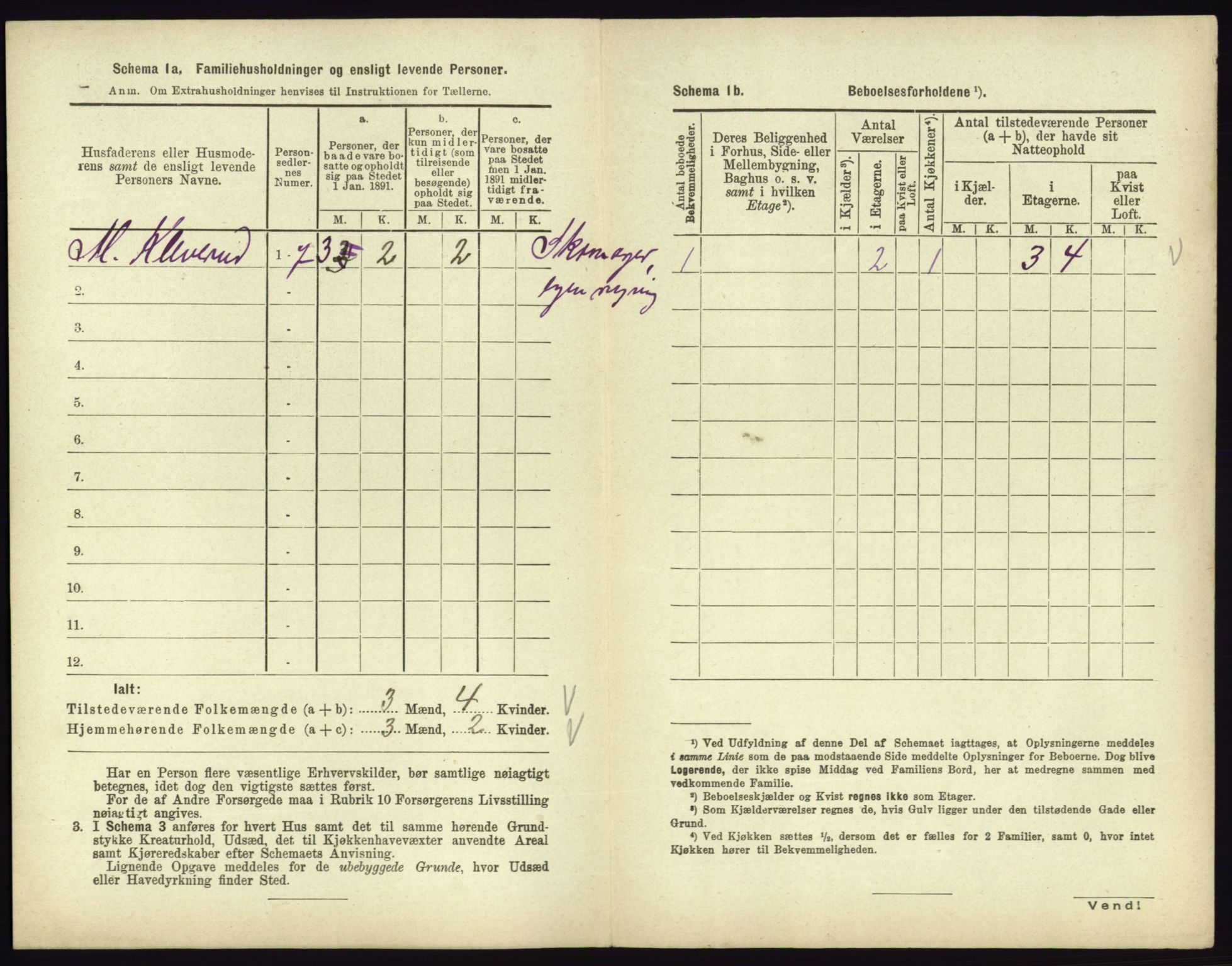 RA, 1891 census for 0702 Holmestrand, 1891, p. 479