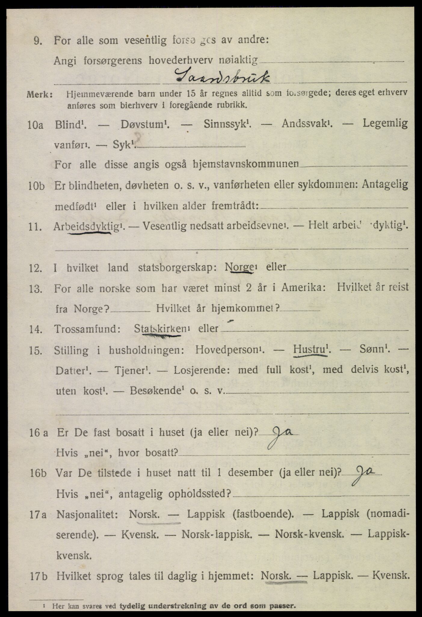 SAT, 1920 census for Nærøy, 1920, p. 1896