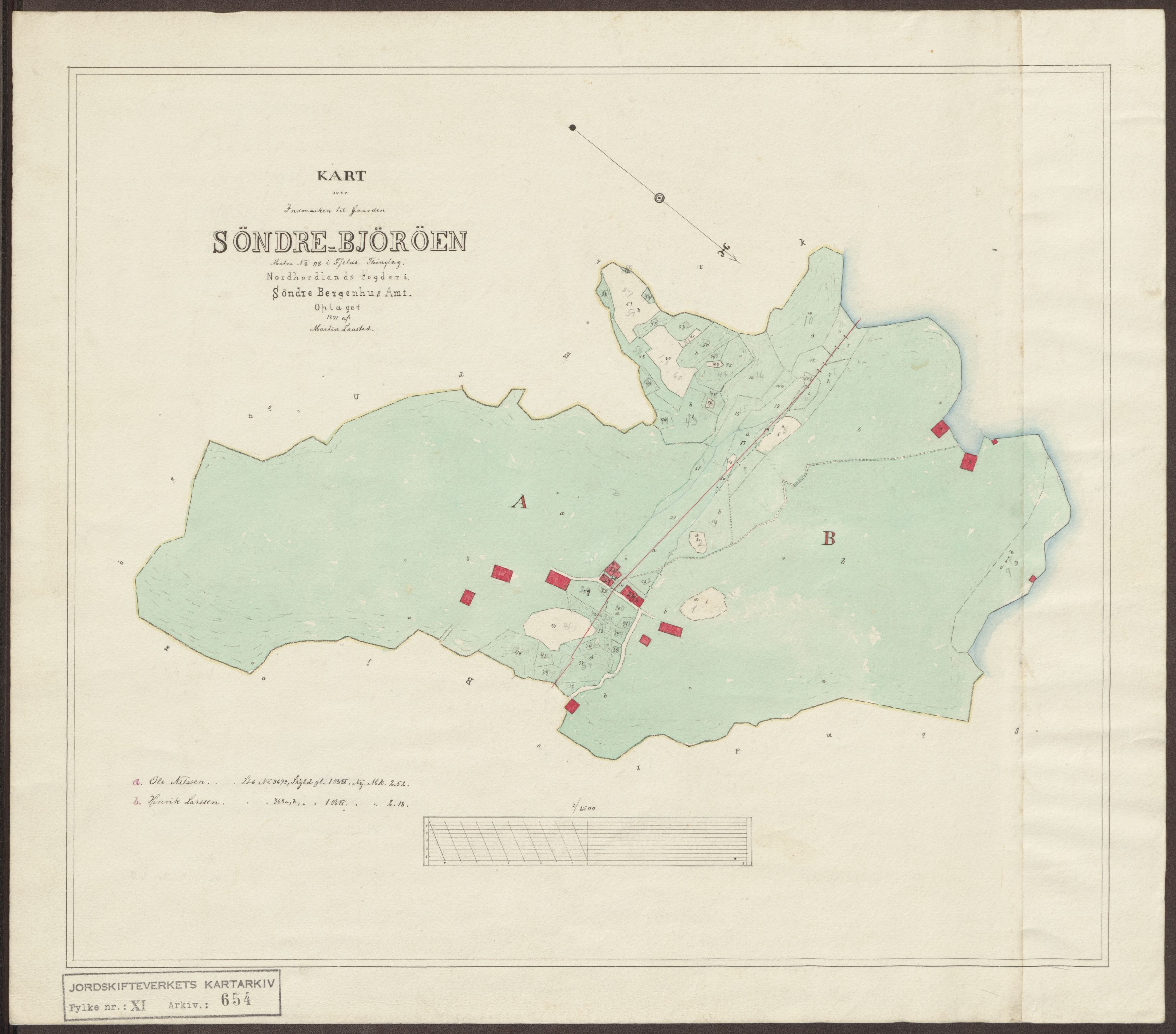 Jordskifteverkets kartarkiv, AV/RA-S-3929/T, 1859-1988, p. 775