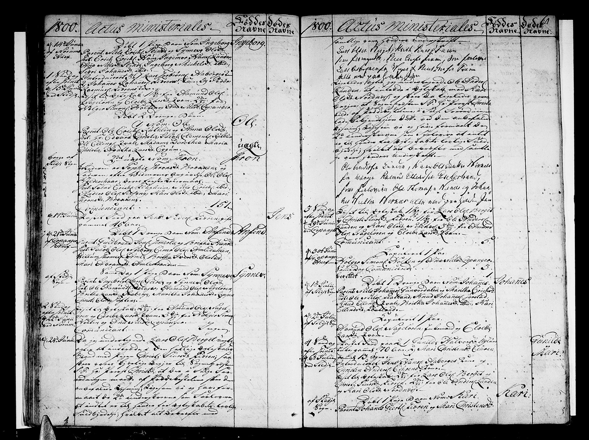 Sogndal sokneprestembete, AV/SAB-A-81301/H/Haa/Haaa/L0008: Parish register (official) no. A 8, 1795-1809, p. 64