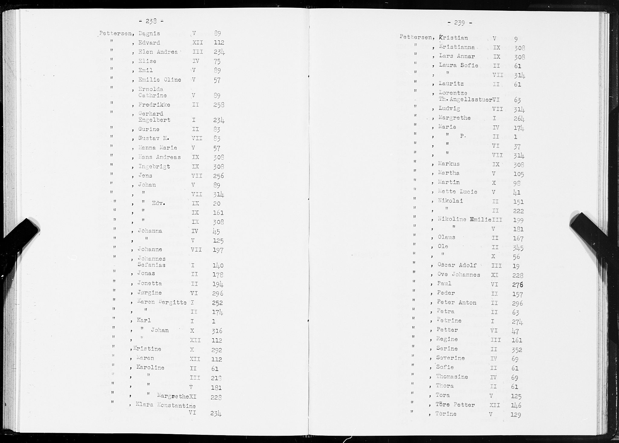 SAT, 1875 census for 1601 Trondheim, 1875, p. 238-239
