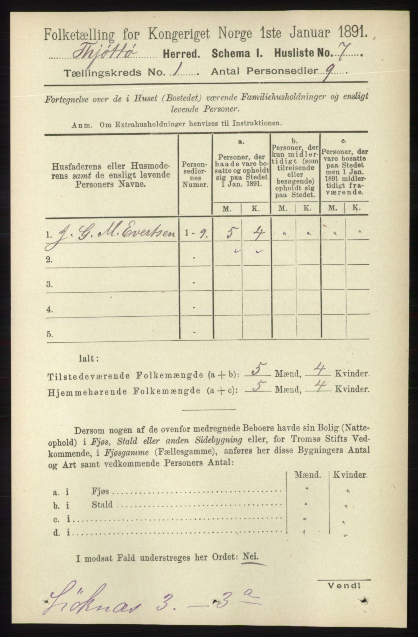 RA, 1891 census for 1817 Tjøtta, 1891, p. 29