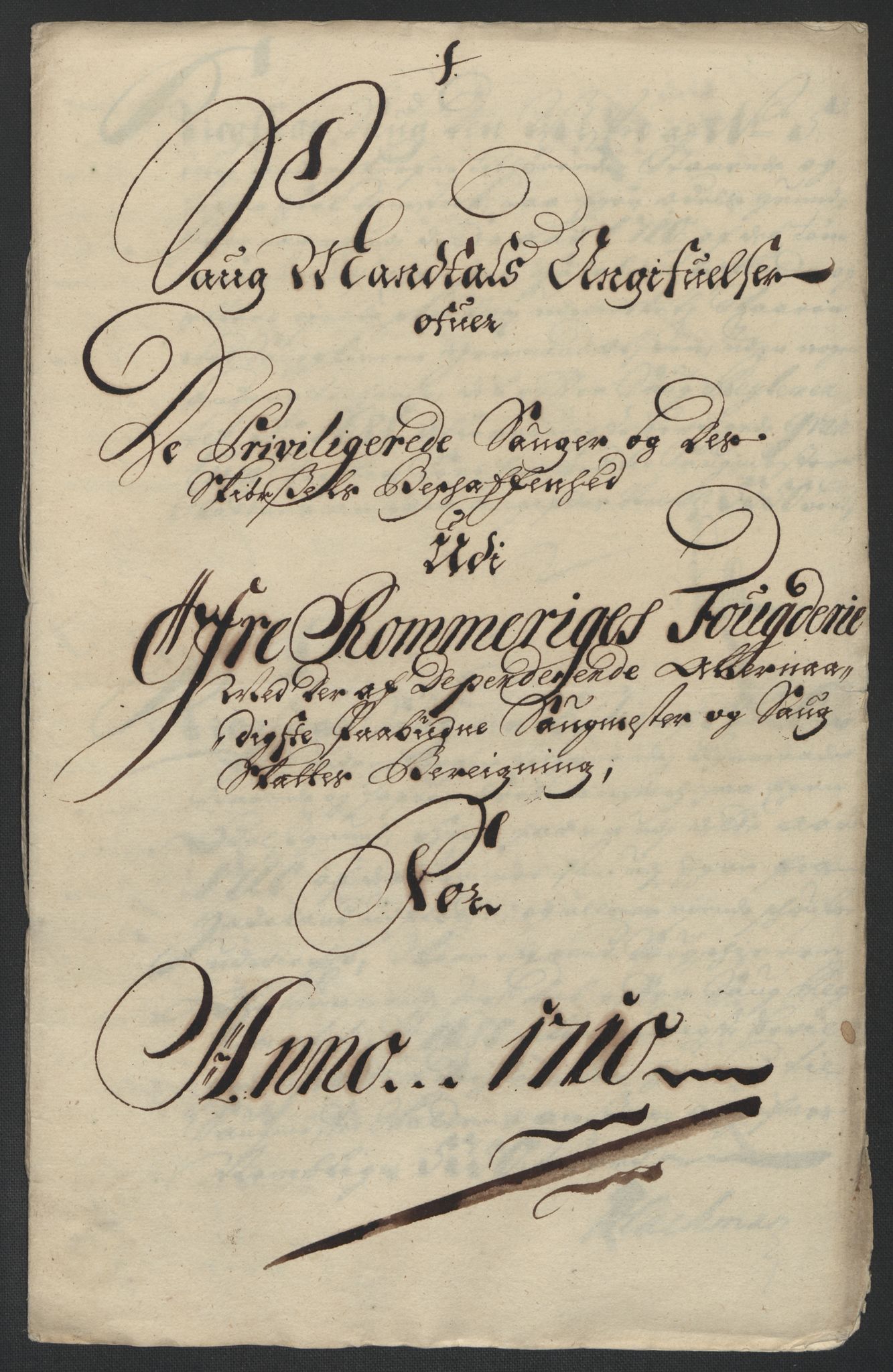 Rentekammeret inntil 1814, Reviderte regnskaper, Fogderegnskap, AV/RA-EA-4092/R12/L0720: Fogderegnskap Øvre Romerike, 1710-1711, p. 141