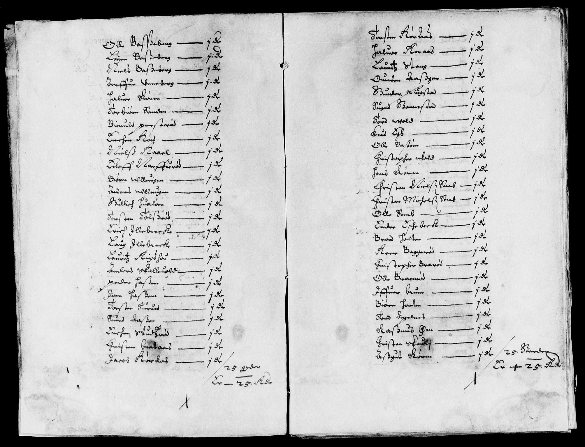 Rentekammeret inntil 1814, Reviderte regnskaper, Lensregnskaper, AV/RA-EA-5023/R/Rb/Rbo/L0027: Tønsberg len, 1645-1647