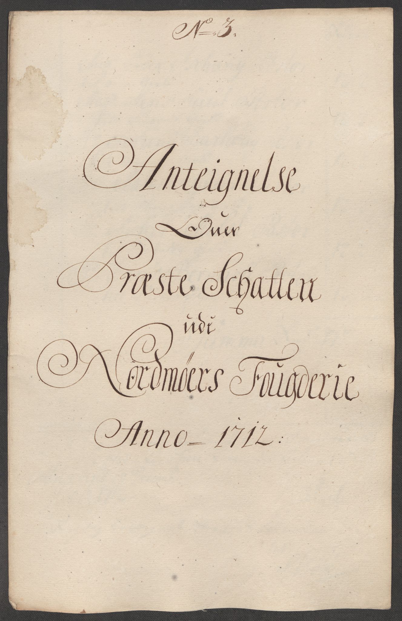 Rentekammeret inntil 1814, Reviderte regnskaper, Fogderegnskap, RA/EA-4092/R56/L3746: Fogderegnskap Nordmøre, 1712, p. 87