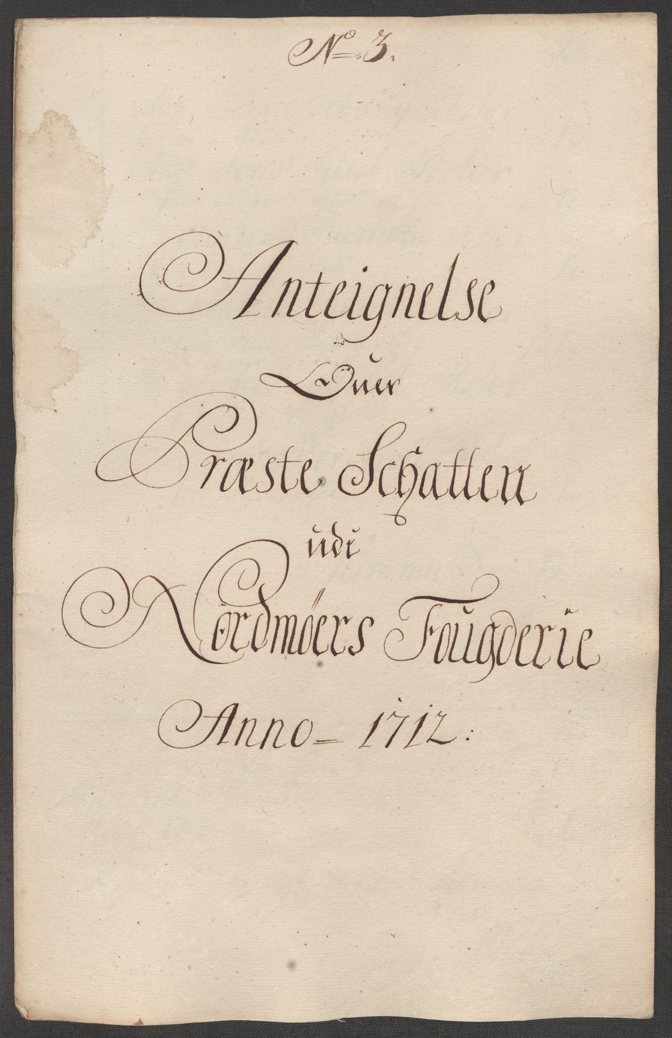 Rentekammeret inntil 1814, Reviderte regnskaper, Fogderegnskap, AV/RA-EA-4092/R56/L3746: Fogderegnskap Nordmøre, 1712, p. 87